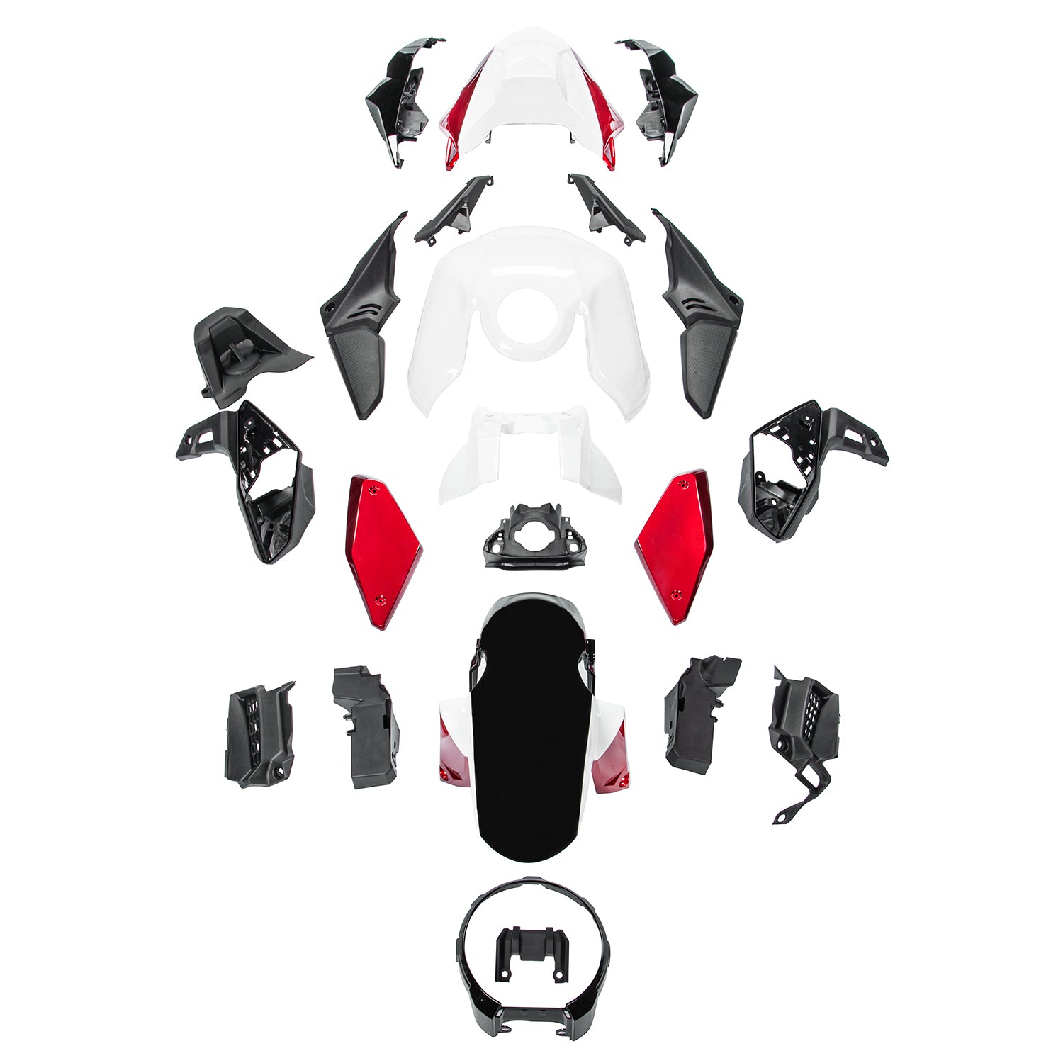 Carénage de moulage par injection en plastique ABS adapté pour Honda CB 650 R CB650R 2021-2023 13#