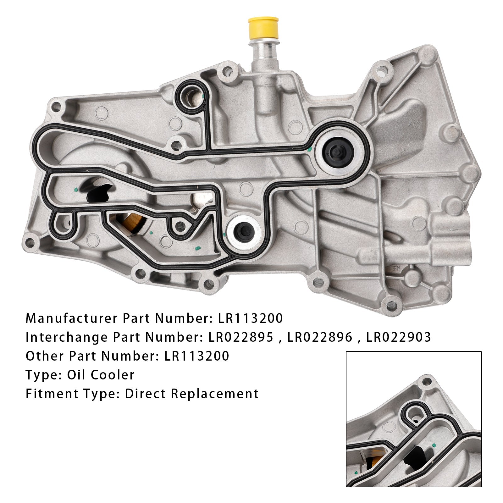 03.2002-12.2012 LAND-ROVER Range Rover III (L322) Hladilnik'motorno olje LR113200 Generično
