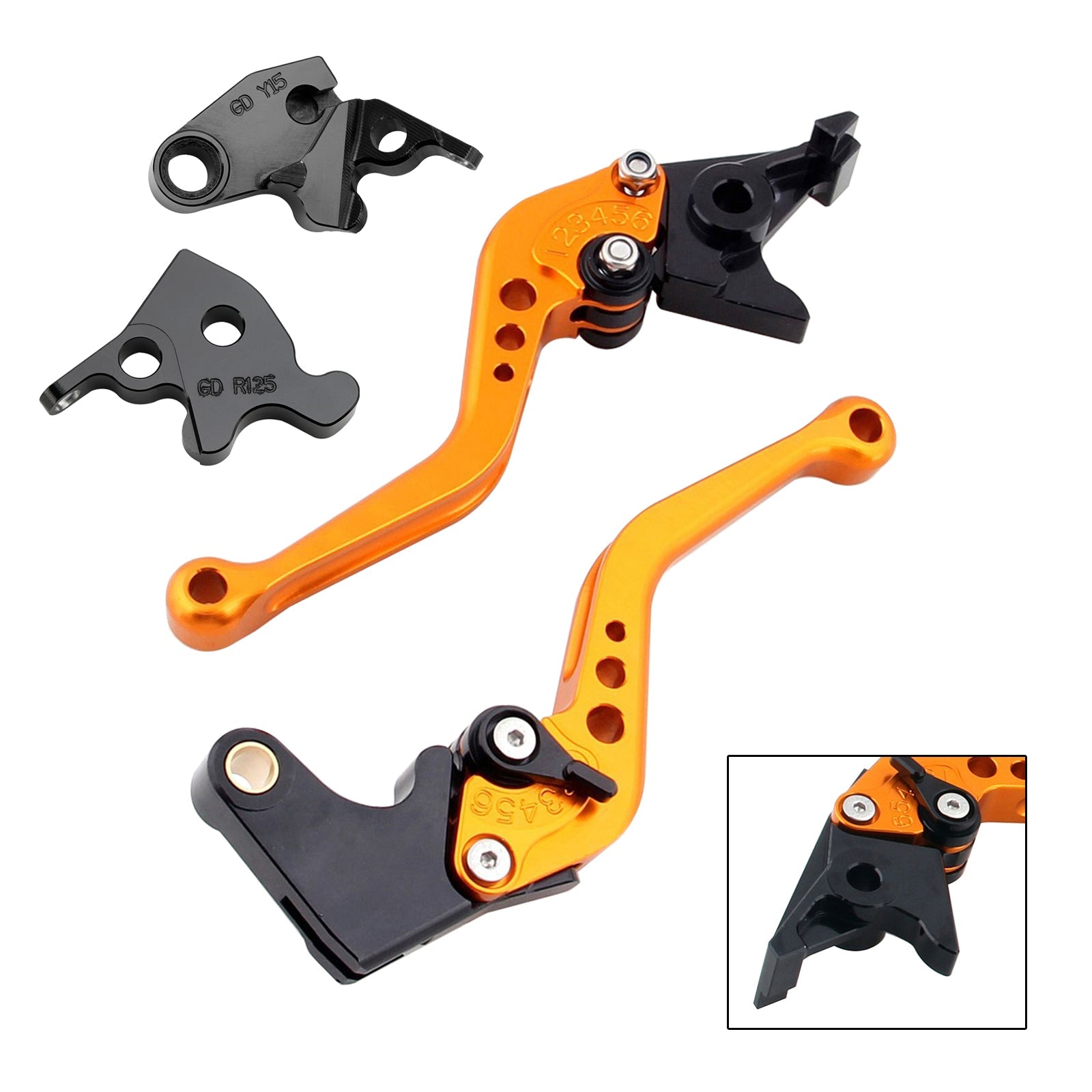 Krótka dźwignia hamulca i sprzęgła dla Honda CRF1100L Africa Twin 2022-2024