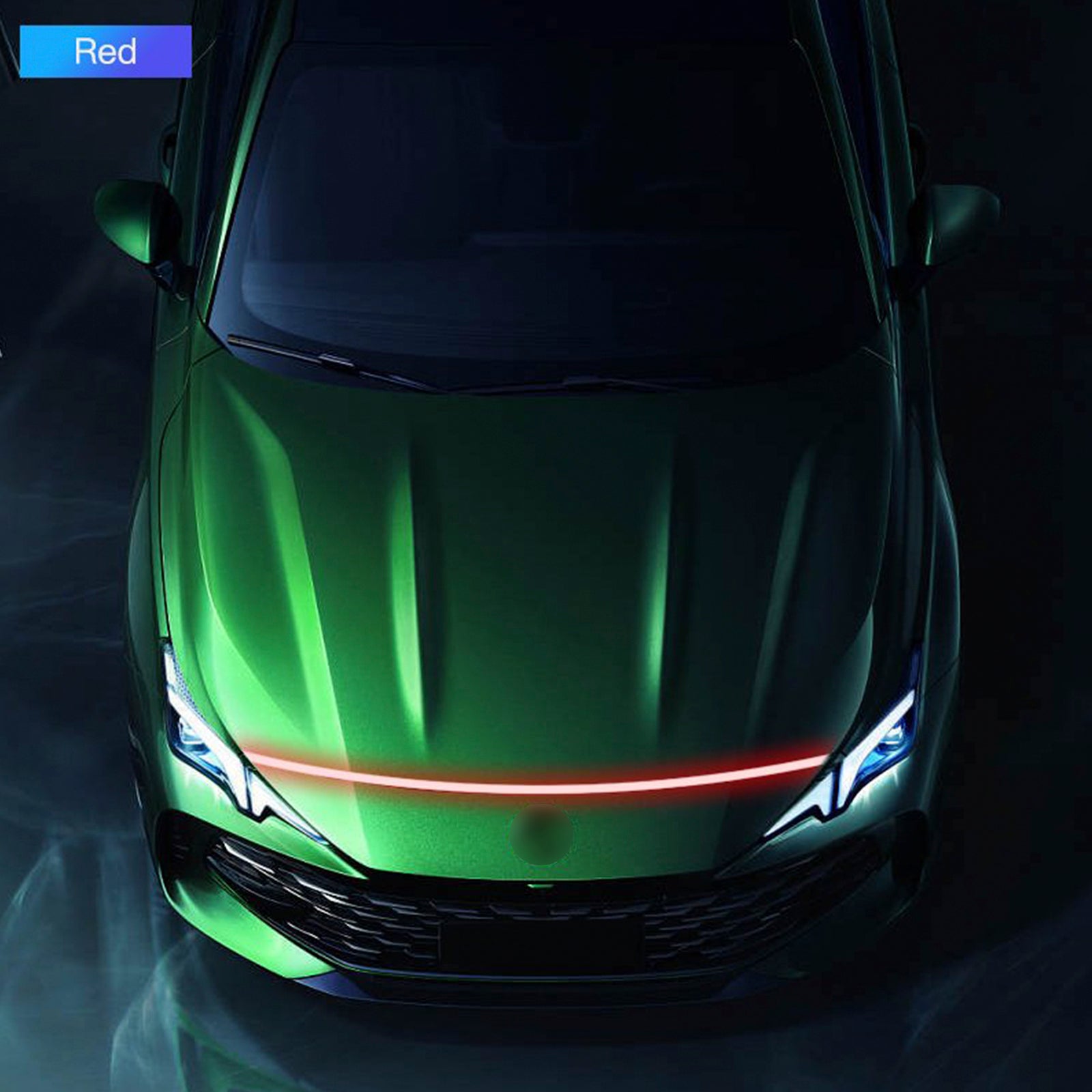 Franja diurna LED para la campana del automóvil, escaneo dinámico flexible, inicio -Up