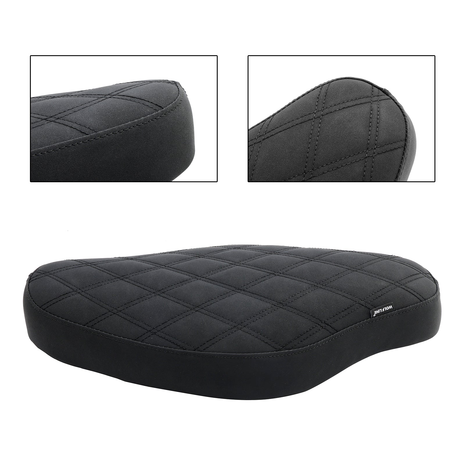 Siedzisko kierowcy i pasażera w pełni wyściełane dla Honda Cross Cub CC110 2023, czarny