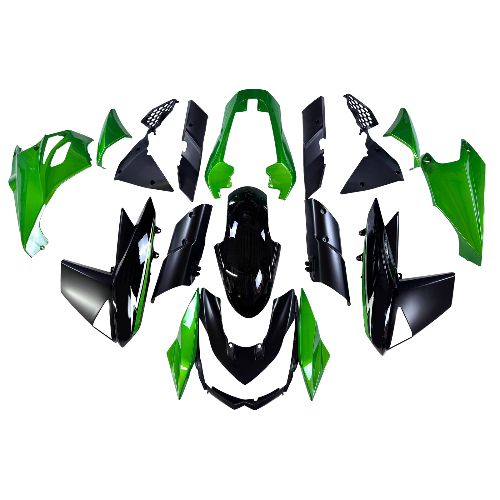Kit de carénage en plastique ABS injecté compatible avec Kawasaki Z1000 2010-2013