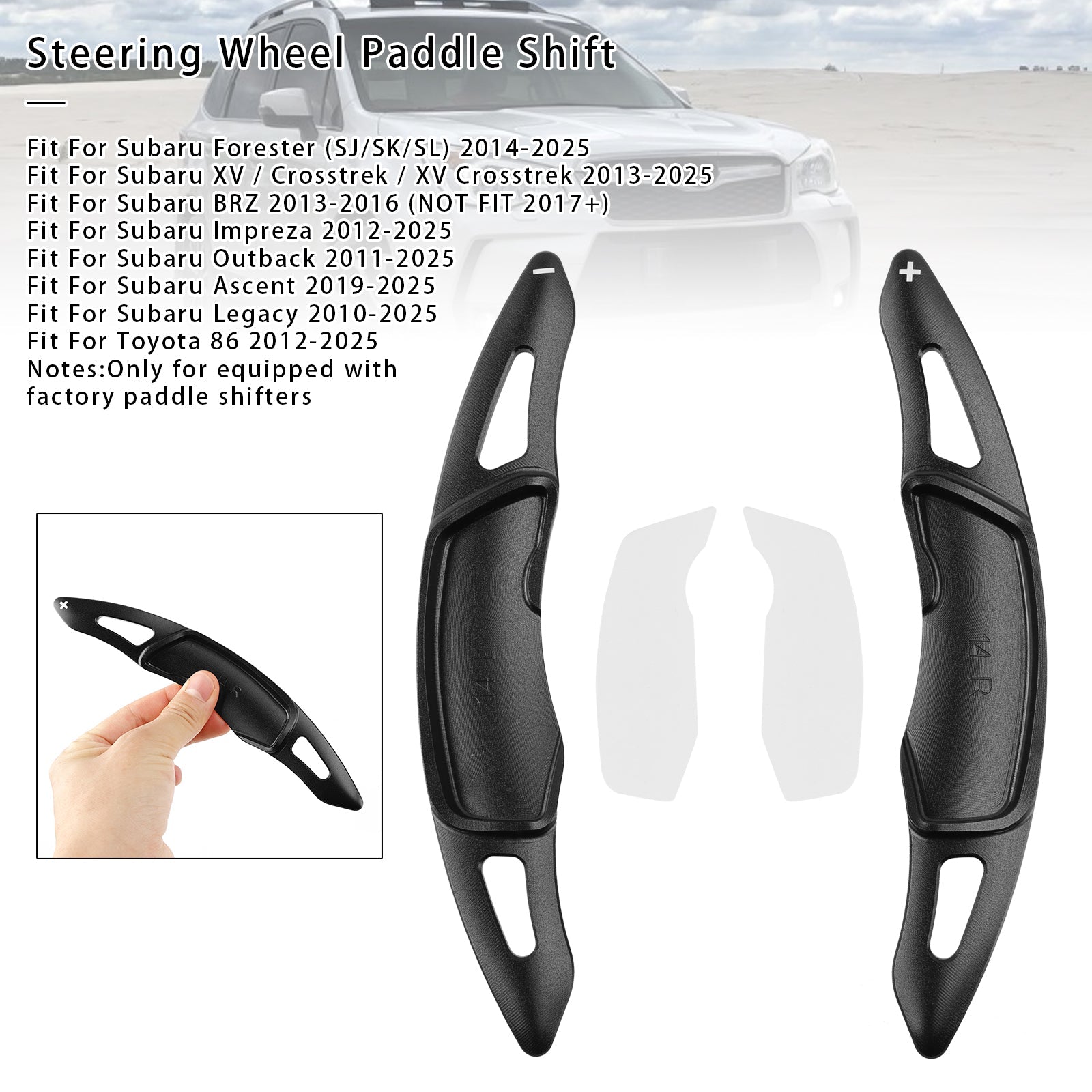 Palettes de changement de vitesse au volant pour Subaru Forester Toyota