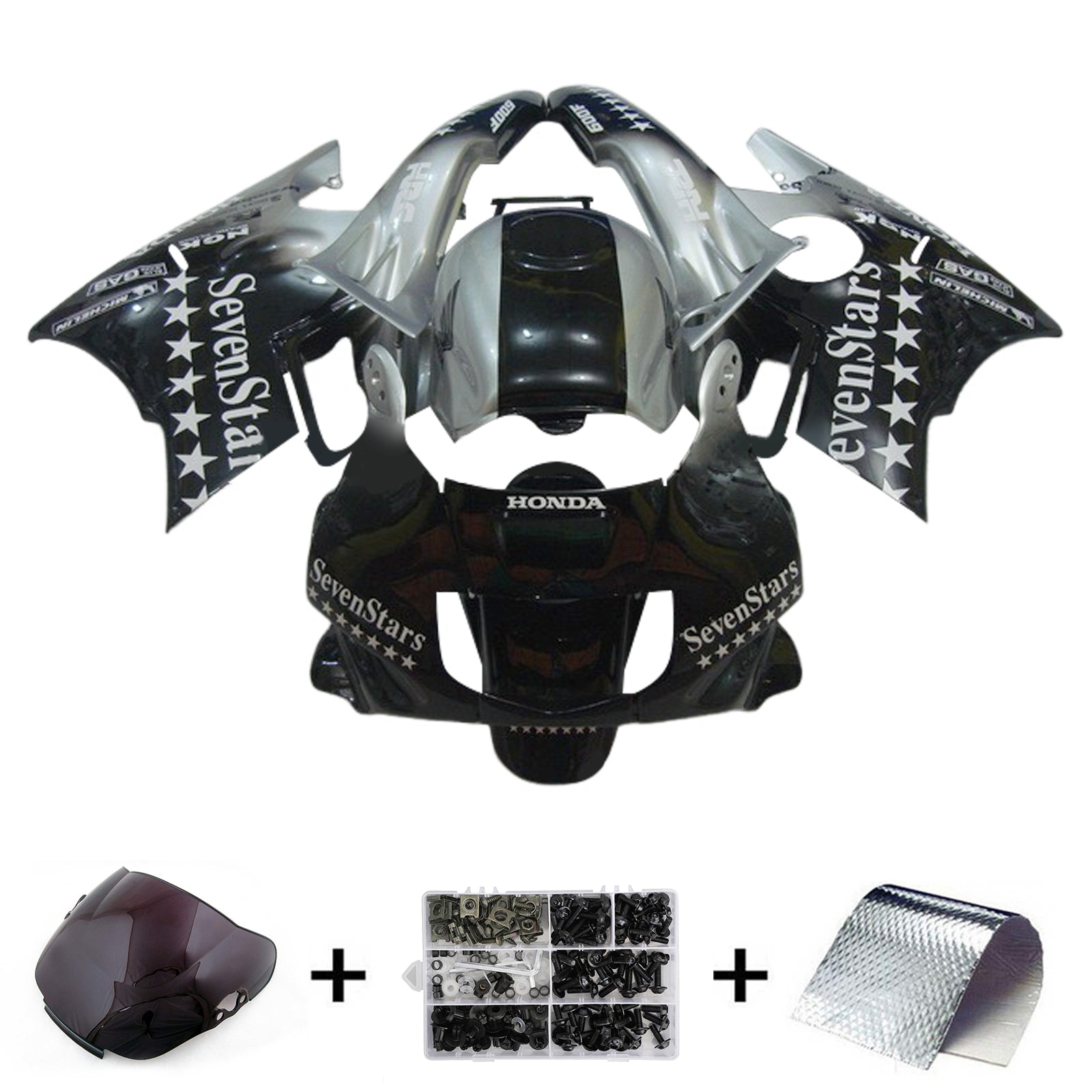 1991-1994 Honda CBR600 F2 injectiekuipset ABS kunststof carrosserie