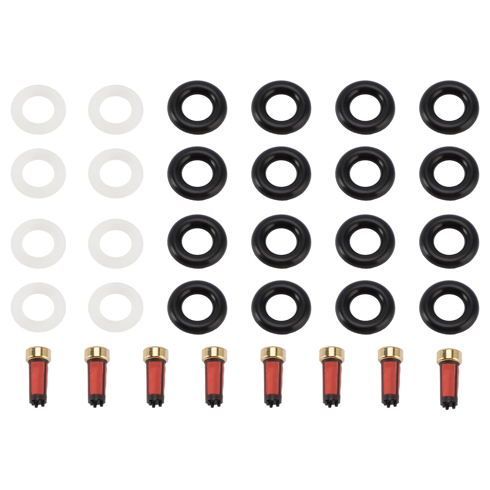 8 -sobni komplet injektorja za injektor za gorivo z O -Ringom 0280156101 za Porsche Cayenne S 4,5 L