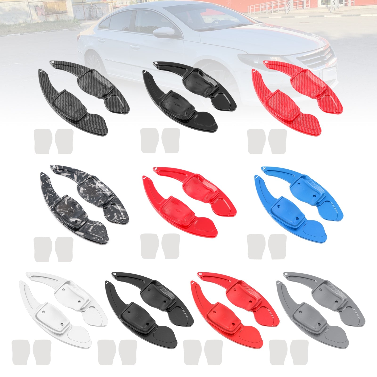 Verlenging van snelheidsverandering pallets achter het wiel voor stoel VW Scirocco