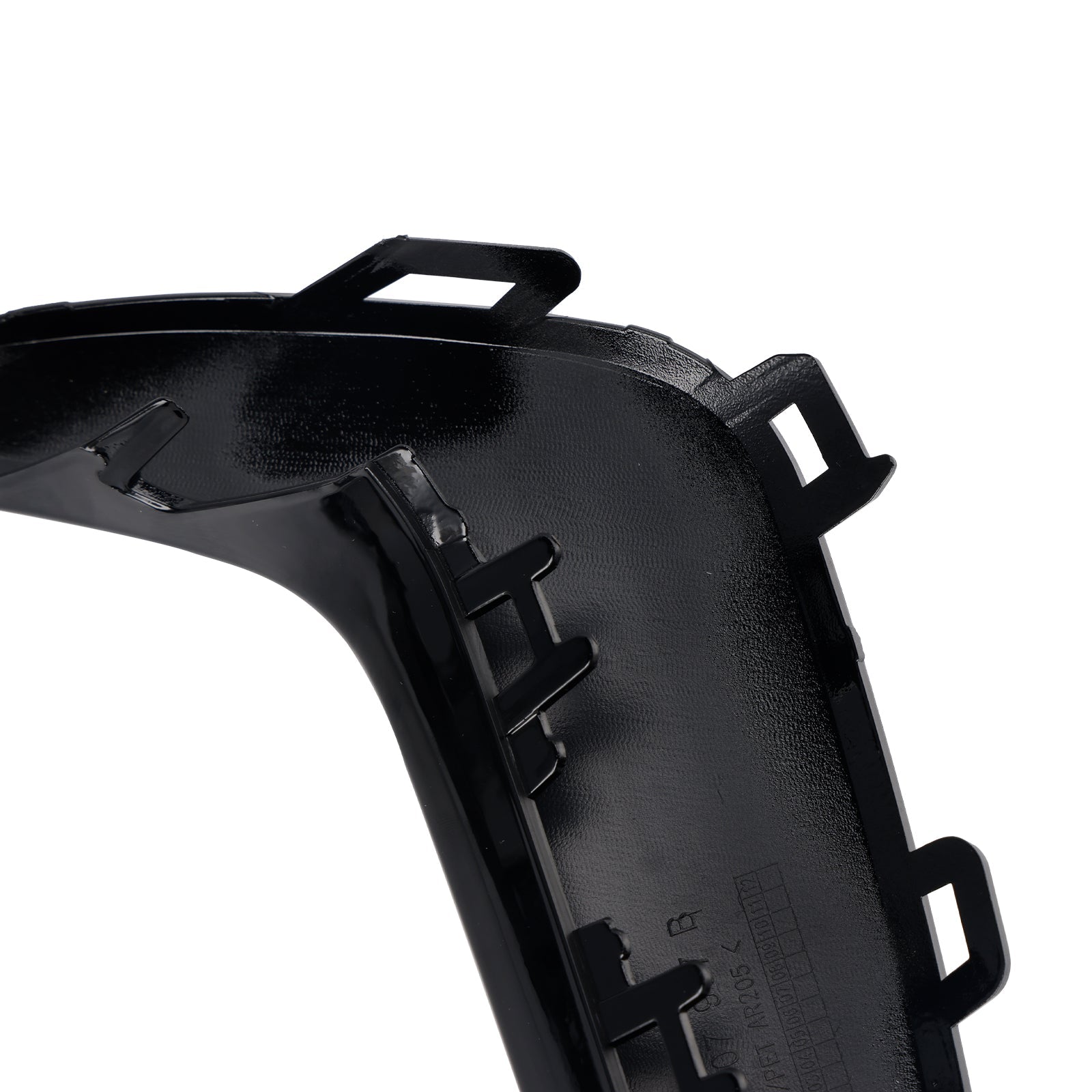 2019-2023 Audi A6 C8 S-Line S6 2 pièces Garniture de phare antibrouillard avant noir