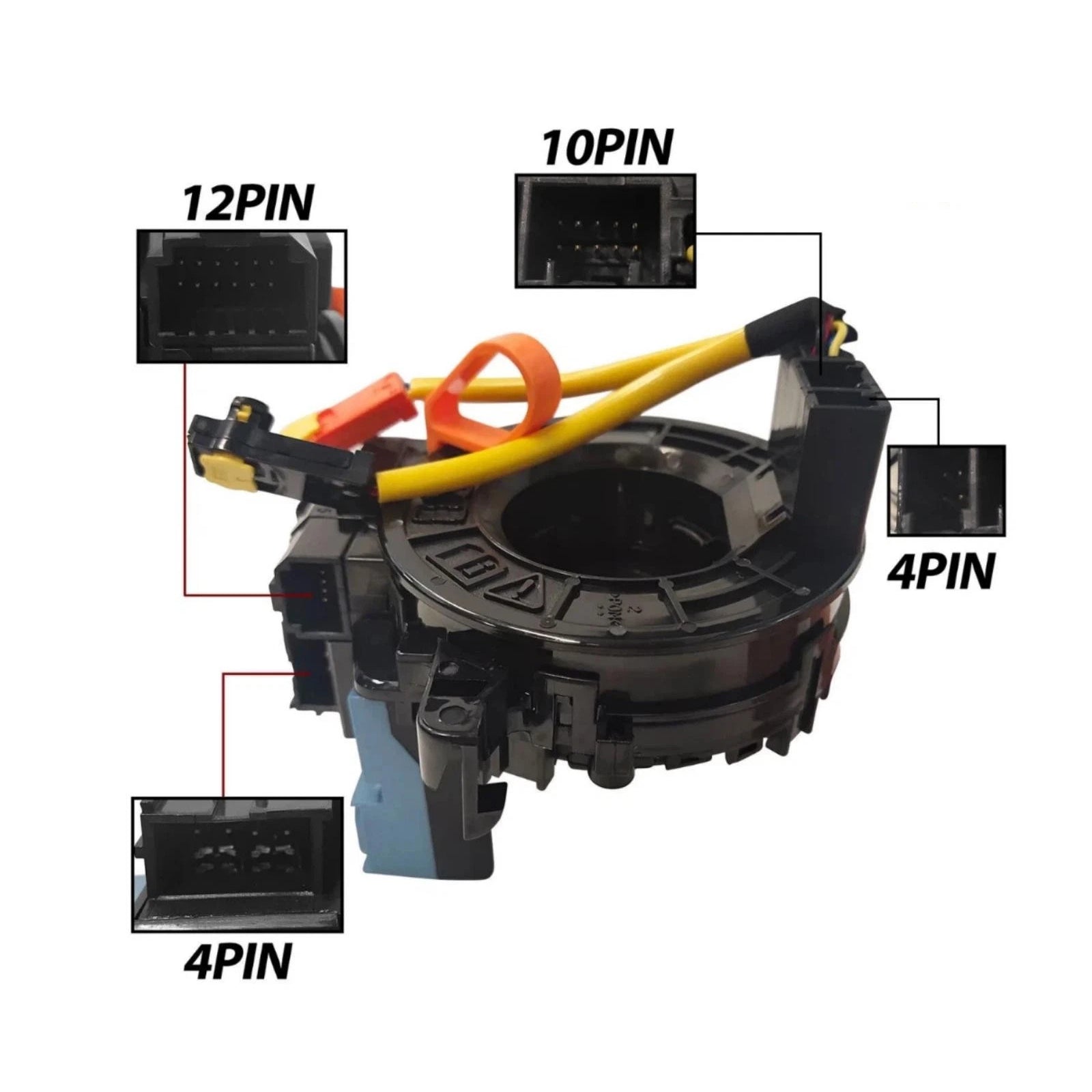 Molla di ritorno con sensore dell'angolo di sterzata per Toyota Sienna 2011-2018 (codice articolo 89245-0E020)