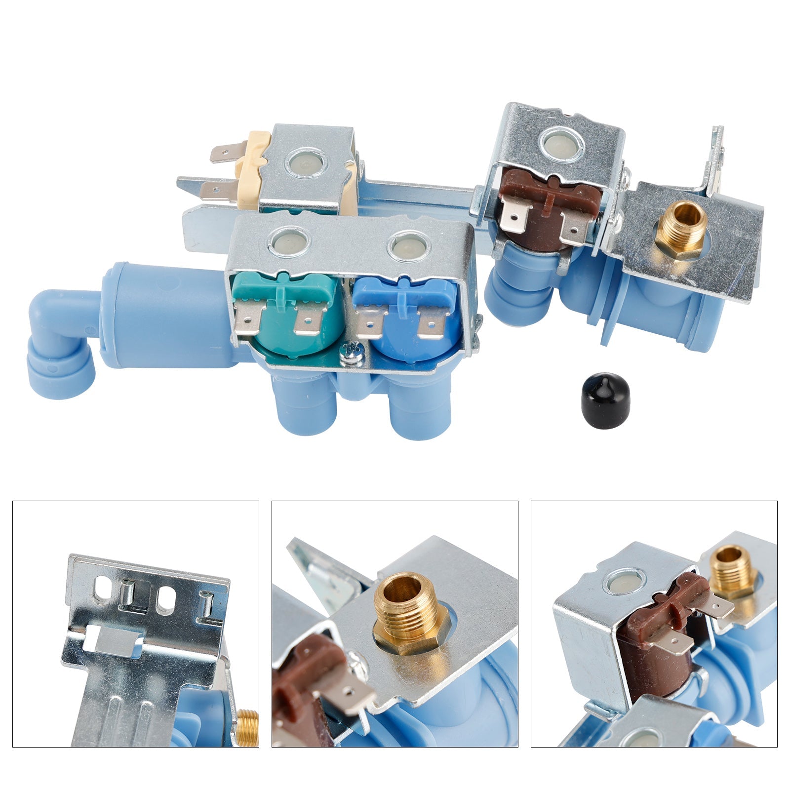 Vanne d'admission d'eau pour machine à glaçons de réfrigérateur (242253002) pour Frigidaire/Electrolux