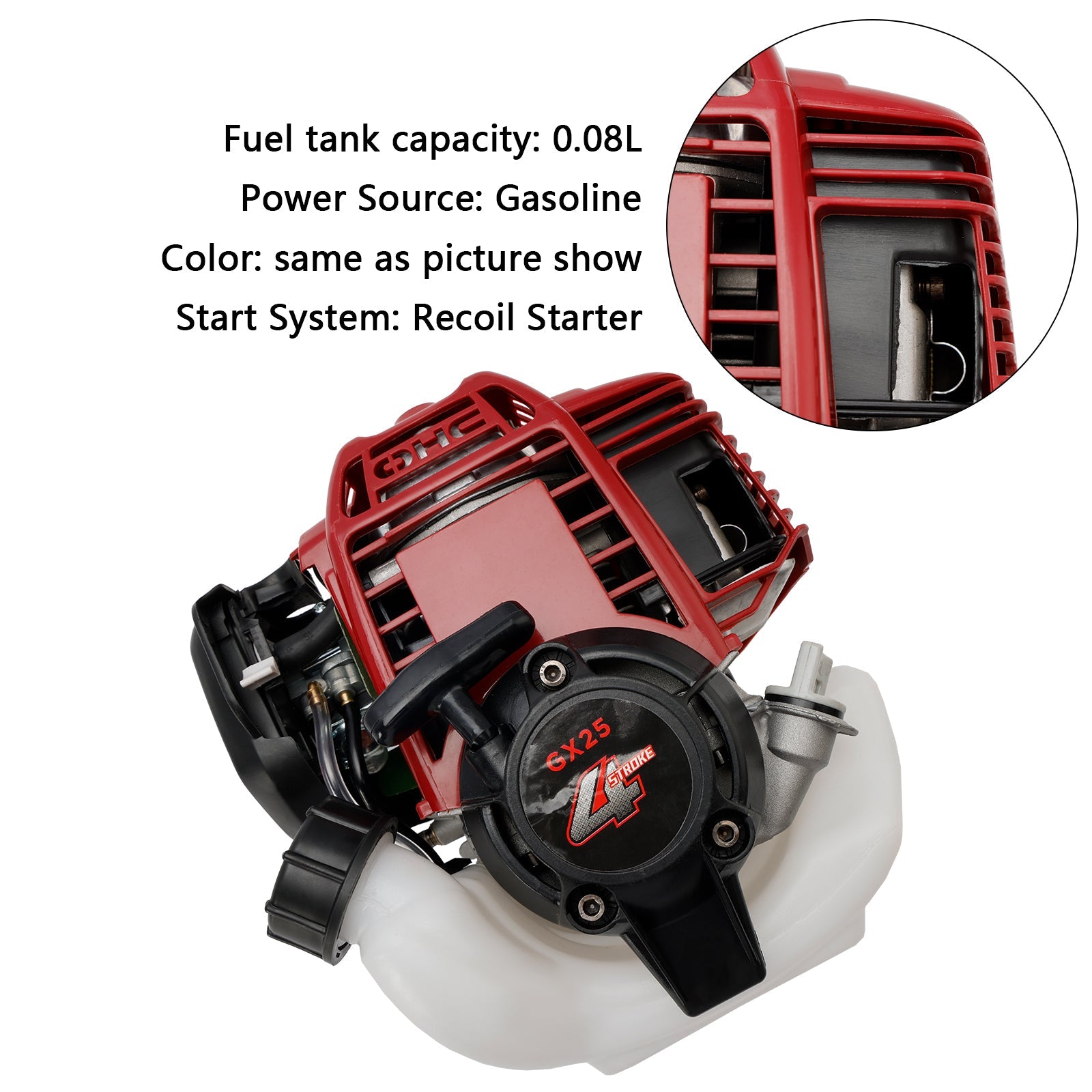 BrushCutter Silnik Inżynier 25 cm3 4-suwokrotny krojenie trawy kompatybilny z Honda GX25