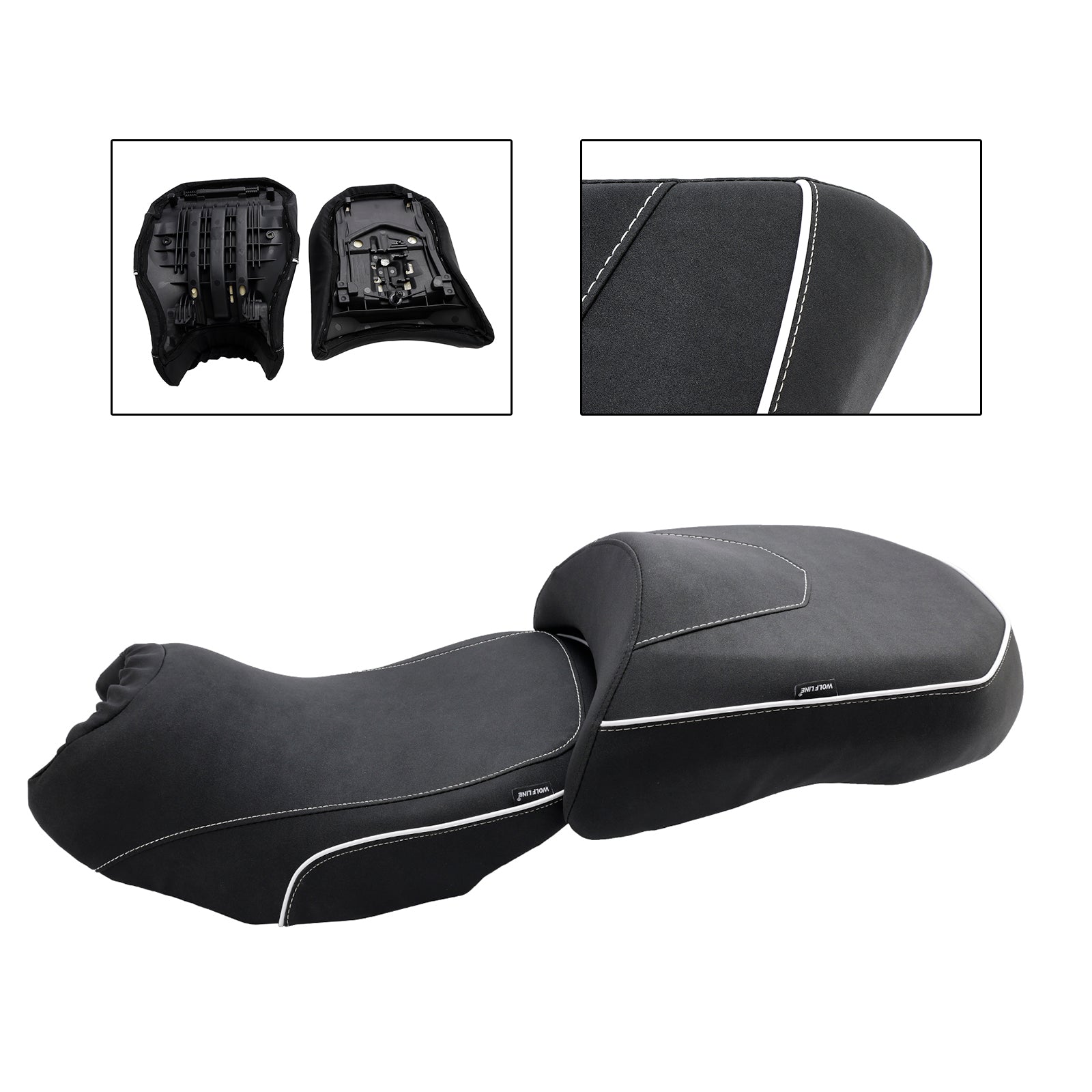Remplacer le siège conducteur avant/arrière noir pour BMW R1200Gs 14-18 R1250Gs