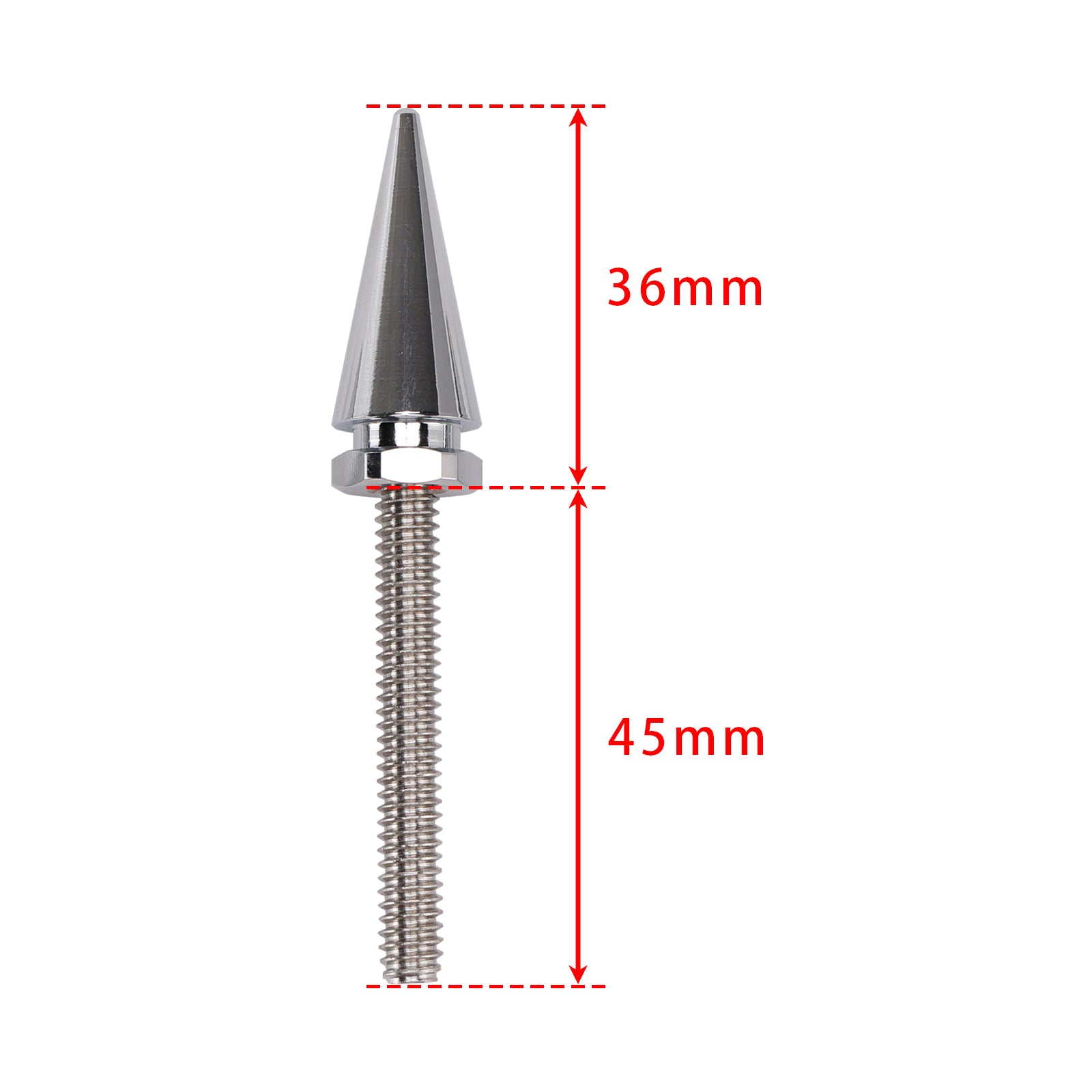 3 boulons de pare-brise à pointes argentés pour Electra Glide, Tri Glide et Street Glide 14-25