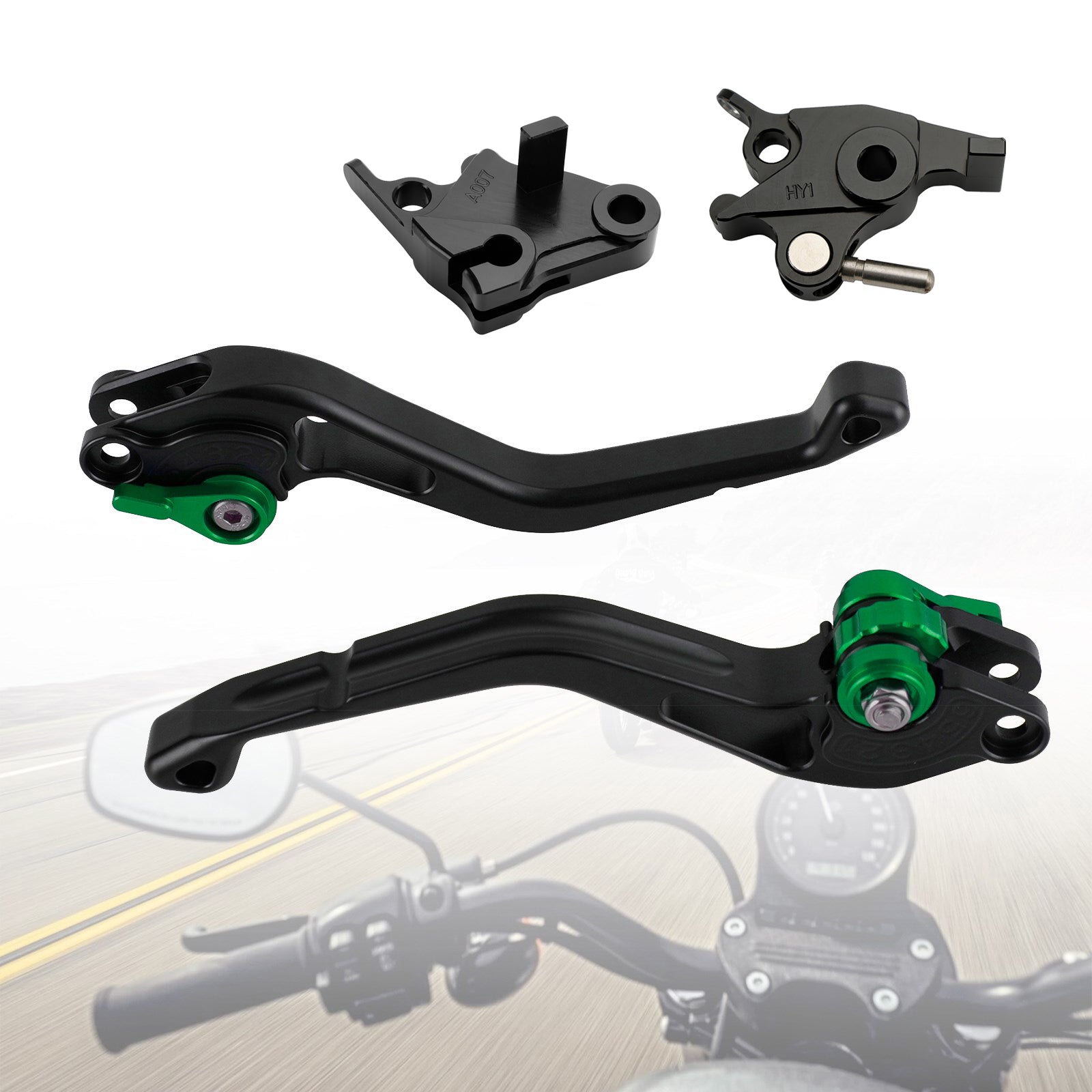 Nuova leva del freno a frizione corta Adatto per CFMOTO 400NK 650NK 650MT 650GT 2020-21