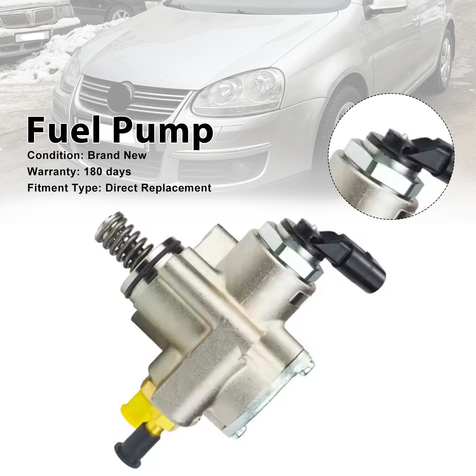 Bomba de combustible de alta presión para VW Jetta V/Bora III (1K2) 1.4 TSI (07/2006-10/2010) - Número de pieza :03C127025T HFS853A04