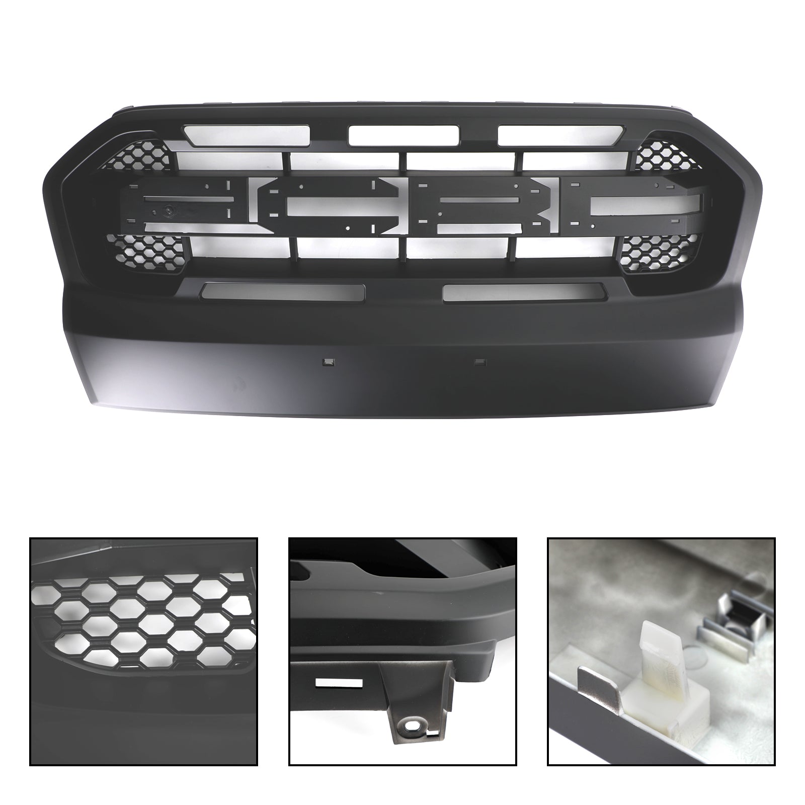 Front Grille Ranger do RAPTOR FORD RANGER 2015 2019 T7 Black Matt