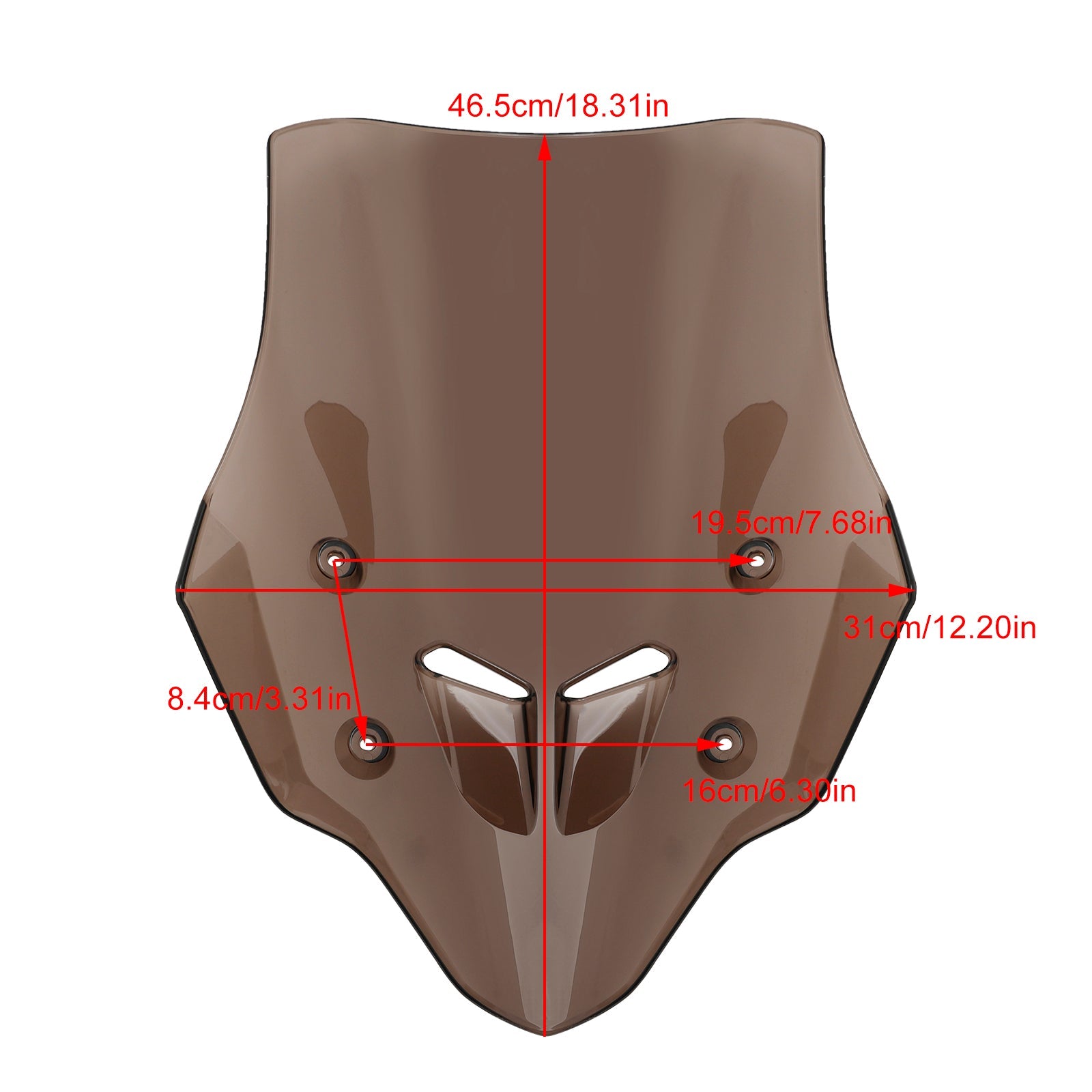 Pare-brise de moto ABS adapté pour HONDA CB400X/CB500X 2019-2024