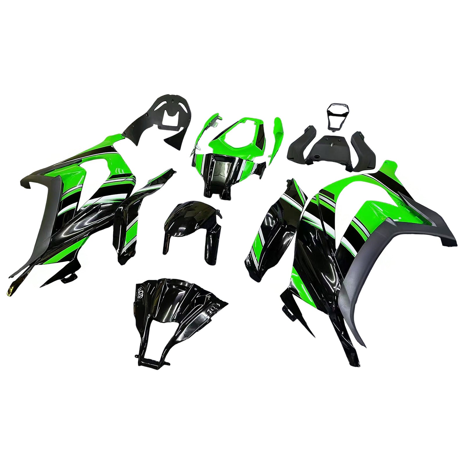 Kit de carénage injecté en plastique ABS pour Kawasaki ZX10R 2011-2015
