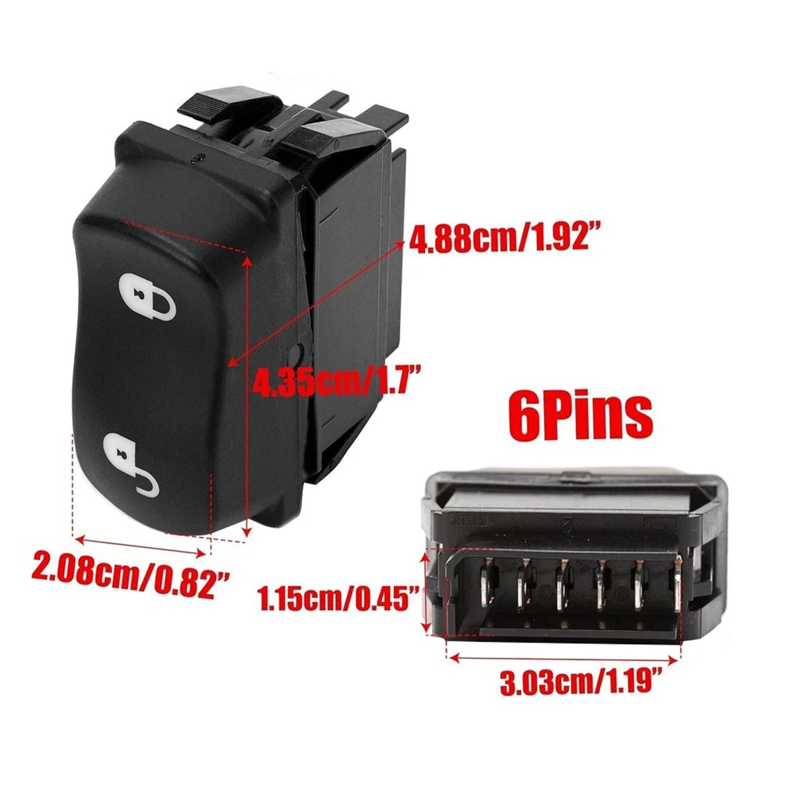 1609211 PKG Elektryczne przełącznik blokowania drzwi do ciężarówki Peterbilt