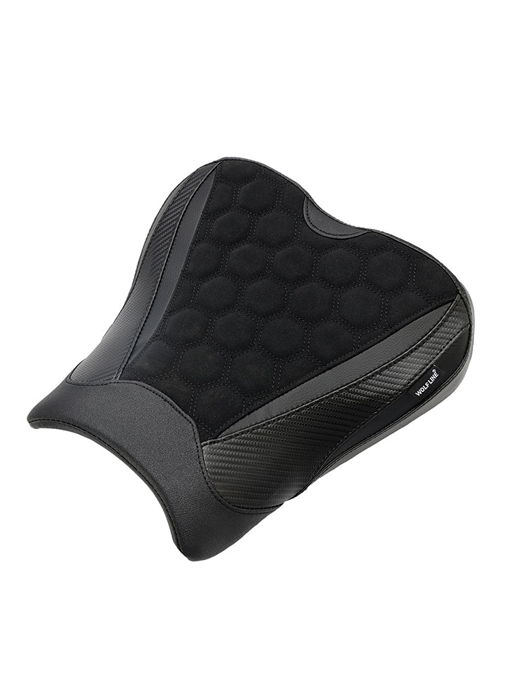 Cuscino del quartier generale davanti al raider in poliuretano nero per Kawasaki Ninja ZX-4R ZX-4RR 2023
