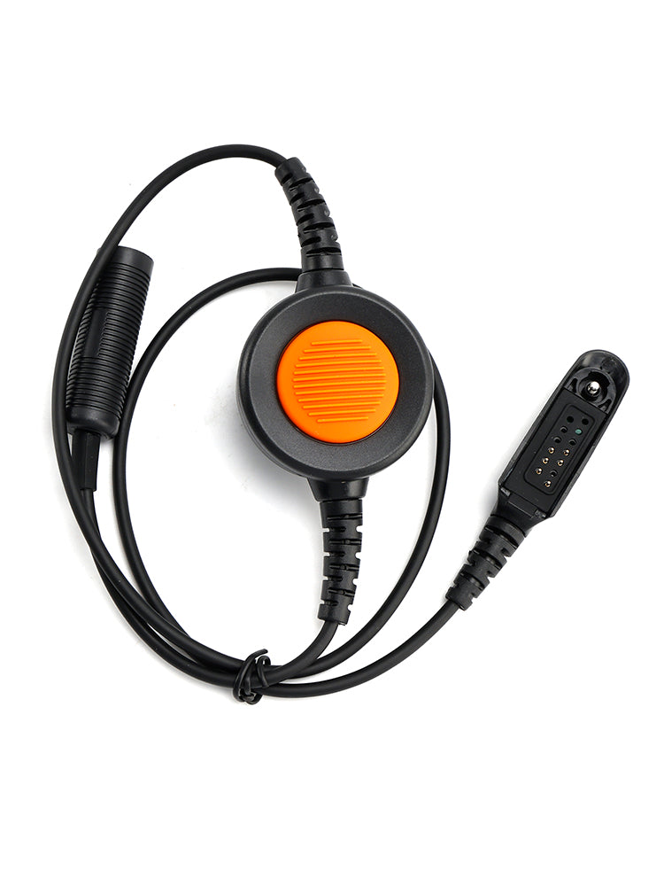 Bouton PTT rond orange 328-326 pour GP140, GP320, MTX850, MTX900, PR860, PRO5150 et PRO5350