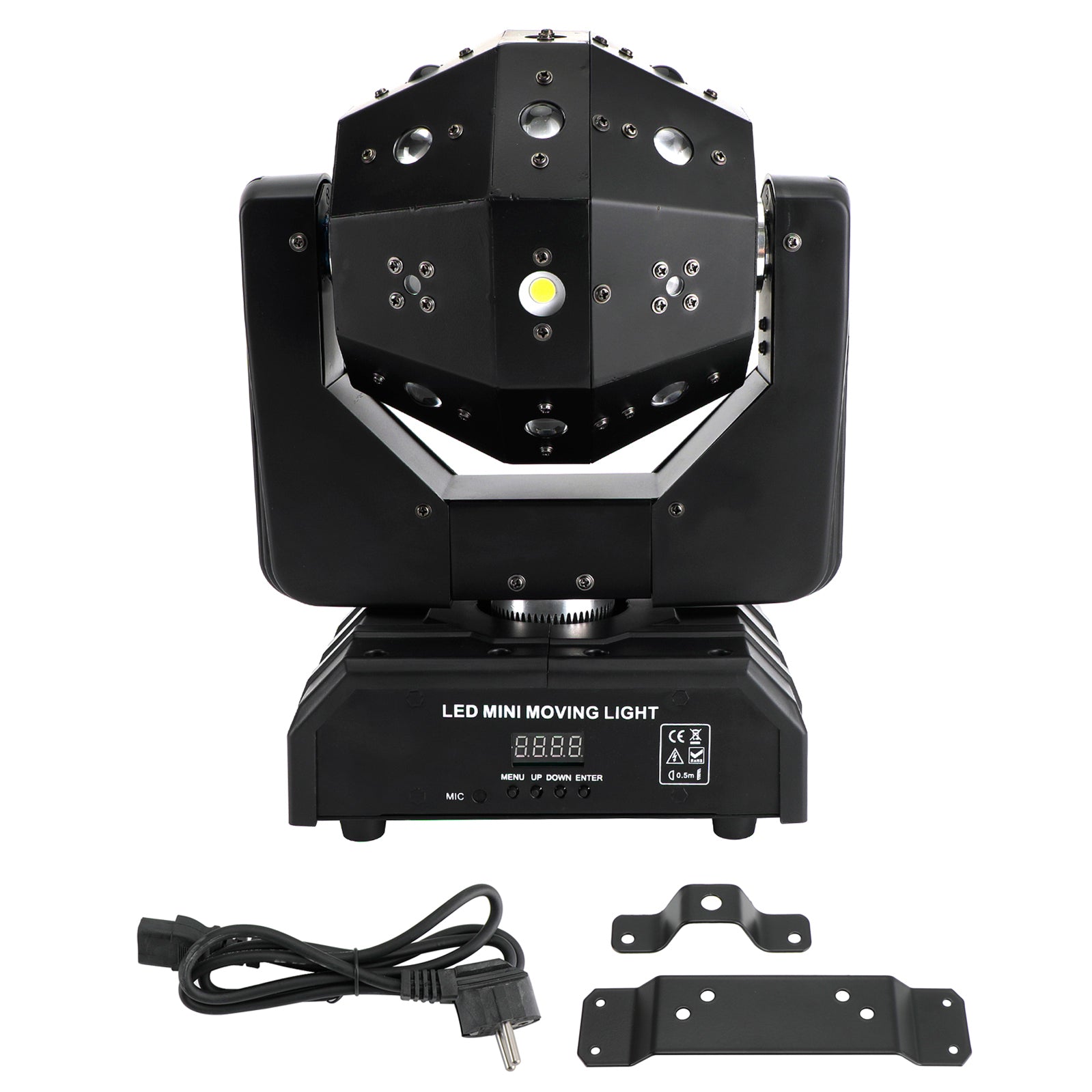 RGBW 3 en 1 LED efecto de iluminación láser fiesta DMX DJ luz de escenario cabeza móvil