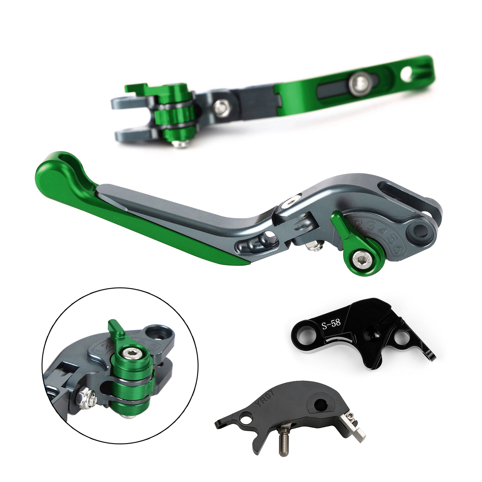 Leva freno frizione regolabile per Yamaha YZF R7 MT-10/SP FZ-10/SP 2022-2023