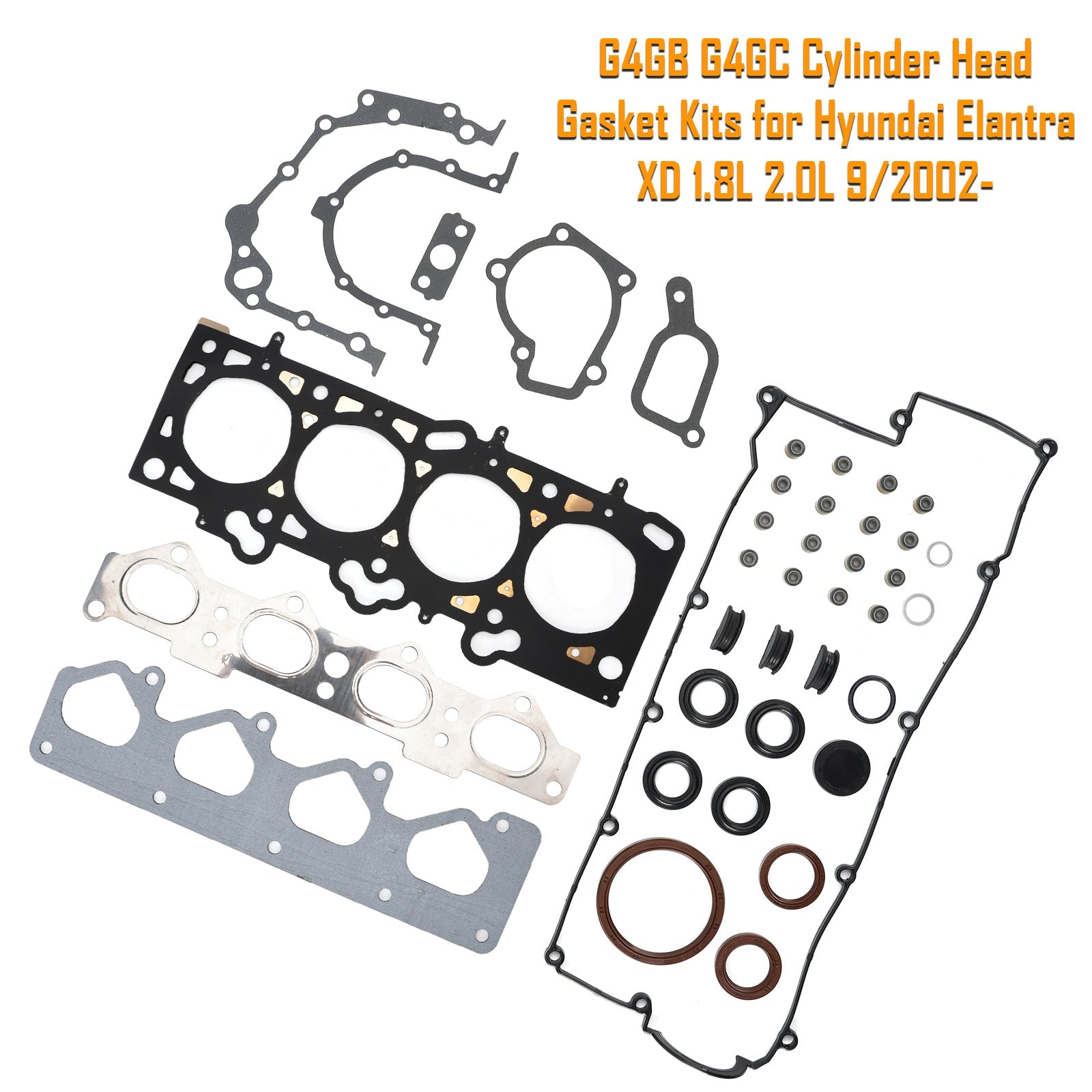 Kit di tenuta a testa cilindri G4GB G4GC per Hyundai Elantra XD 1.8L 2.0L 9/2002-