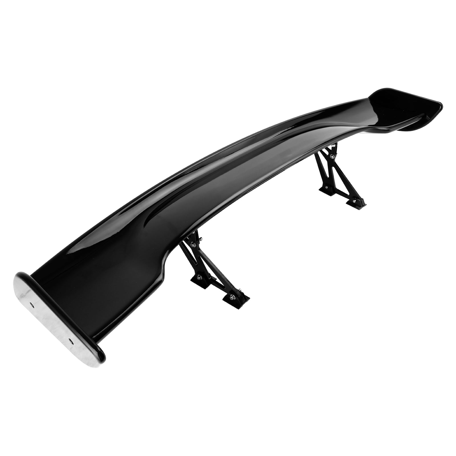 57" Spoiler posteriore universale GT Racing Style da 145 cm in nero lucido per una maggiore deportanza