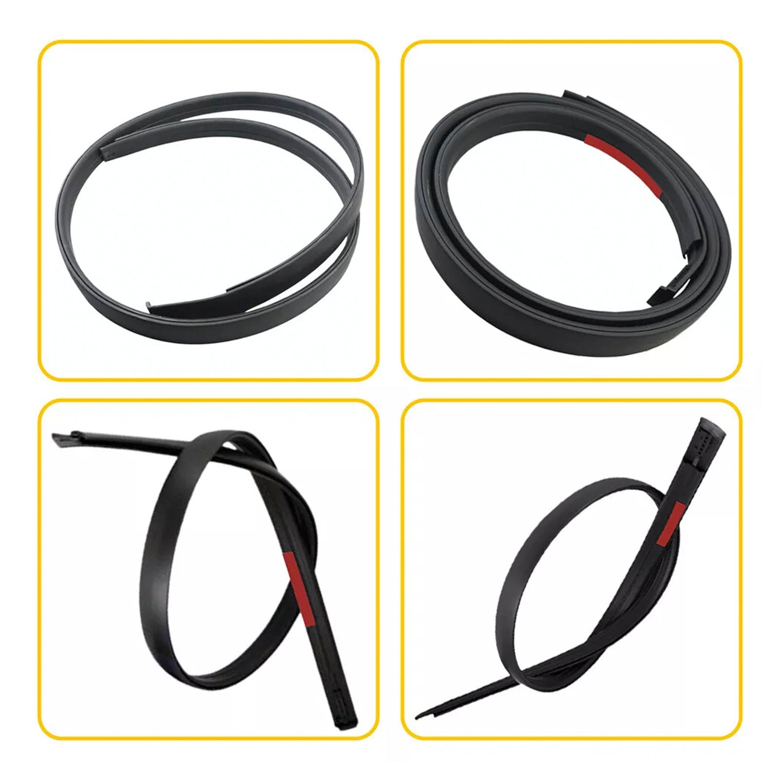 Gumijasta strešna oblikovanja za Toyota Tundra Double Cab 2007-2020, 2 sobi, levi in desni strani