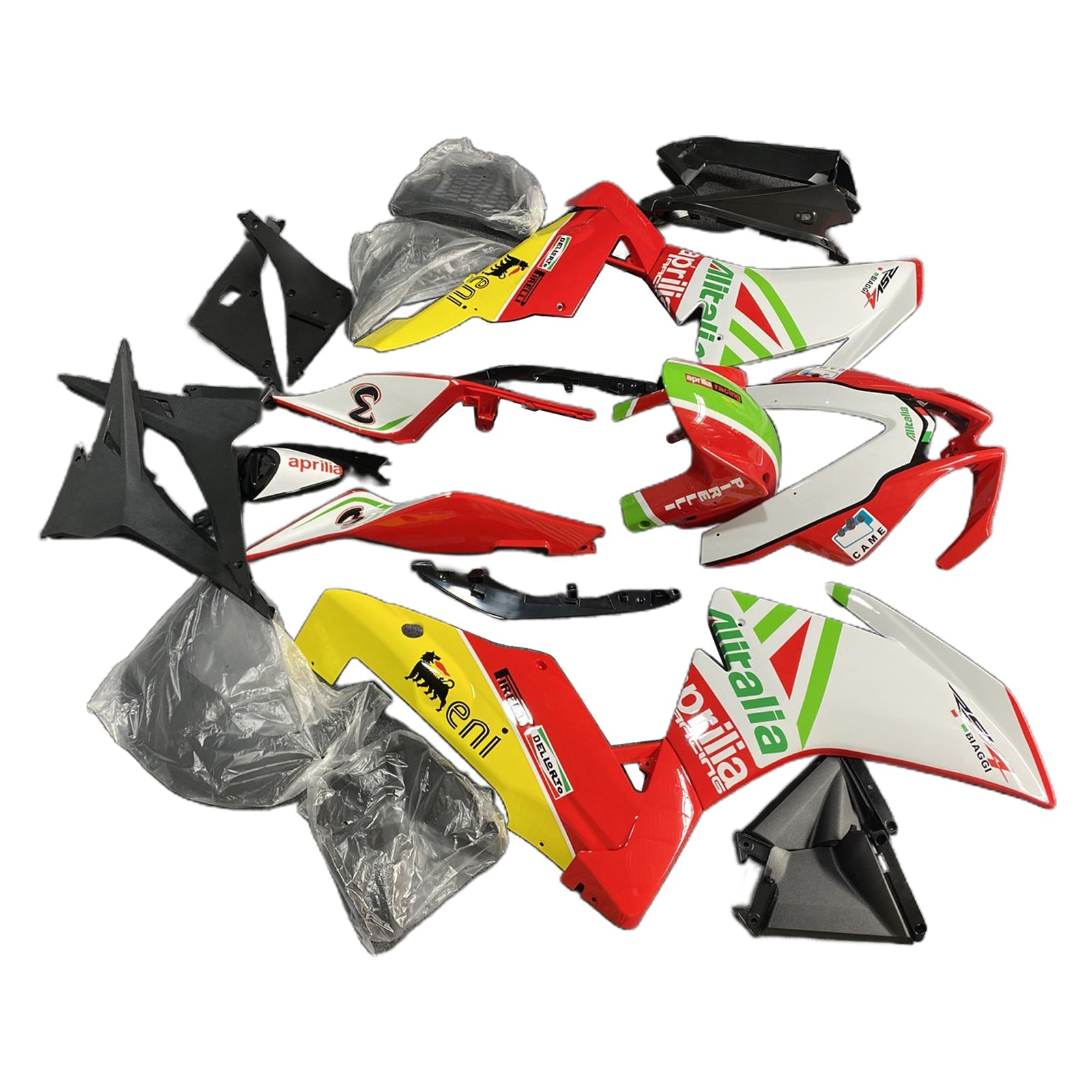 Amotopart Aprilia RSV4 1000 2009-2015 Kit Carrosserie plastični abs