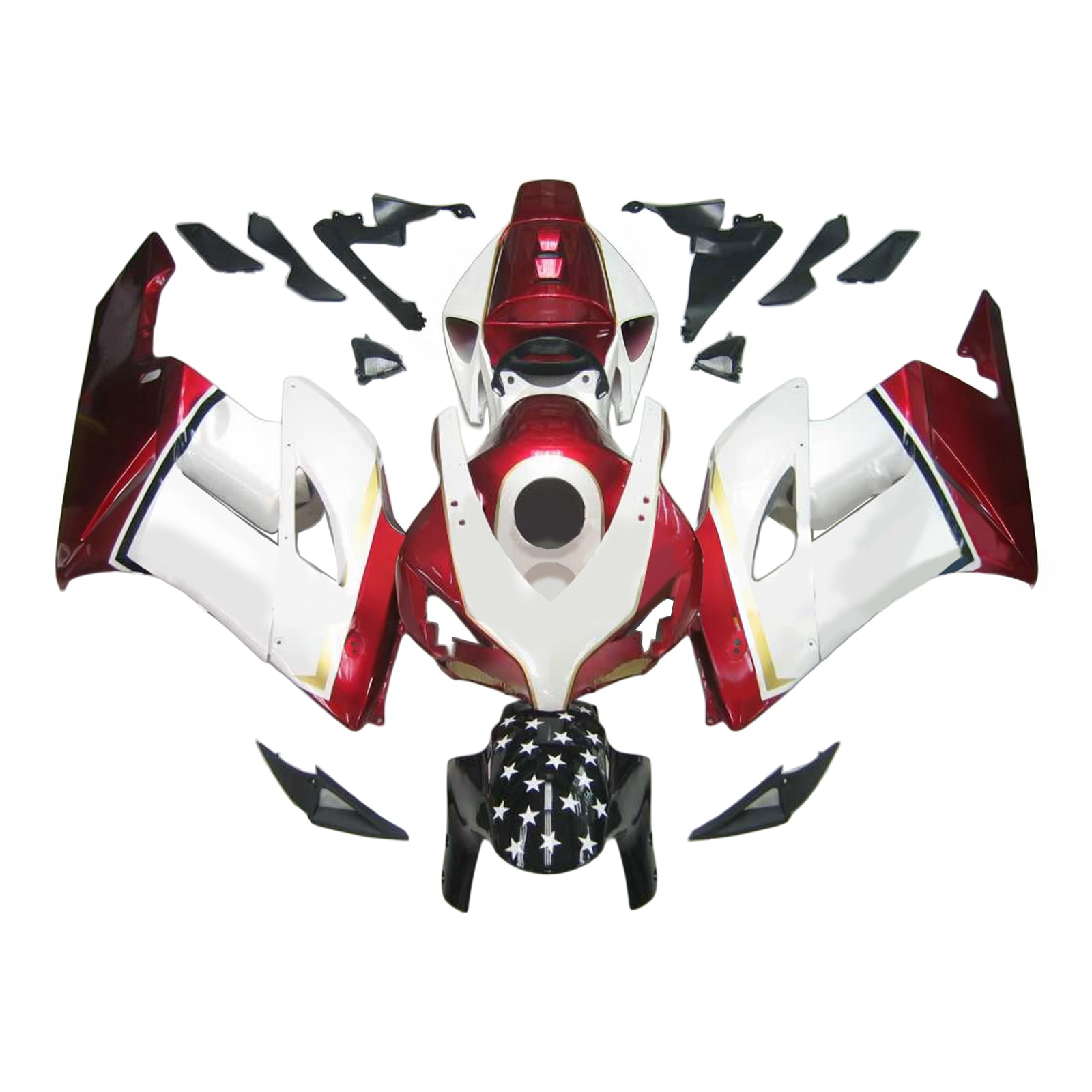 Kit de carenado de inyección, carrocería de plástico ABS para Honda CBR1000RR 2004-2005