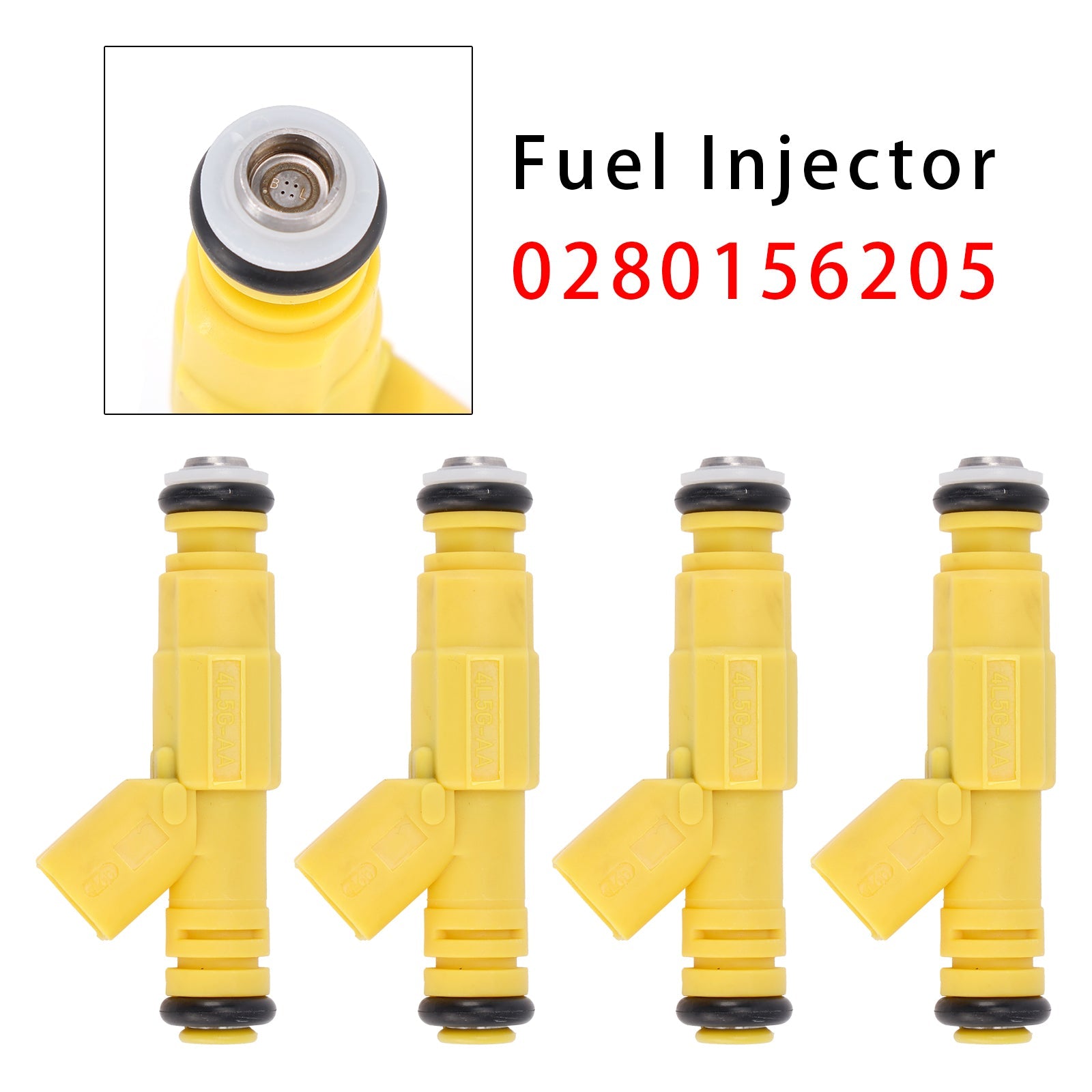 4 injecteurs de carburant pour Ford Ranger Mazda B2300 2.3L 0280156205 FJ464