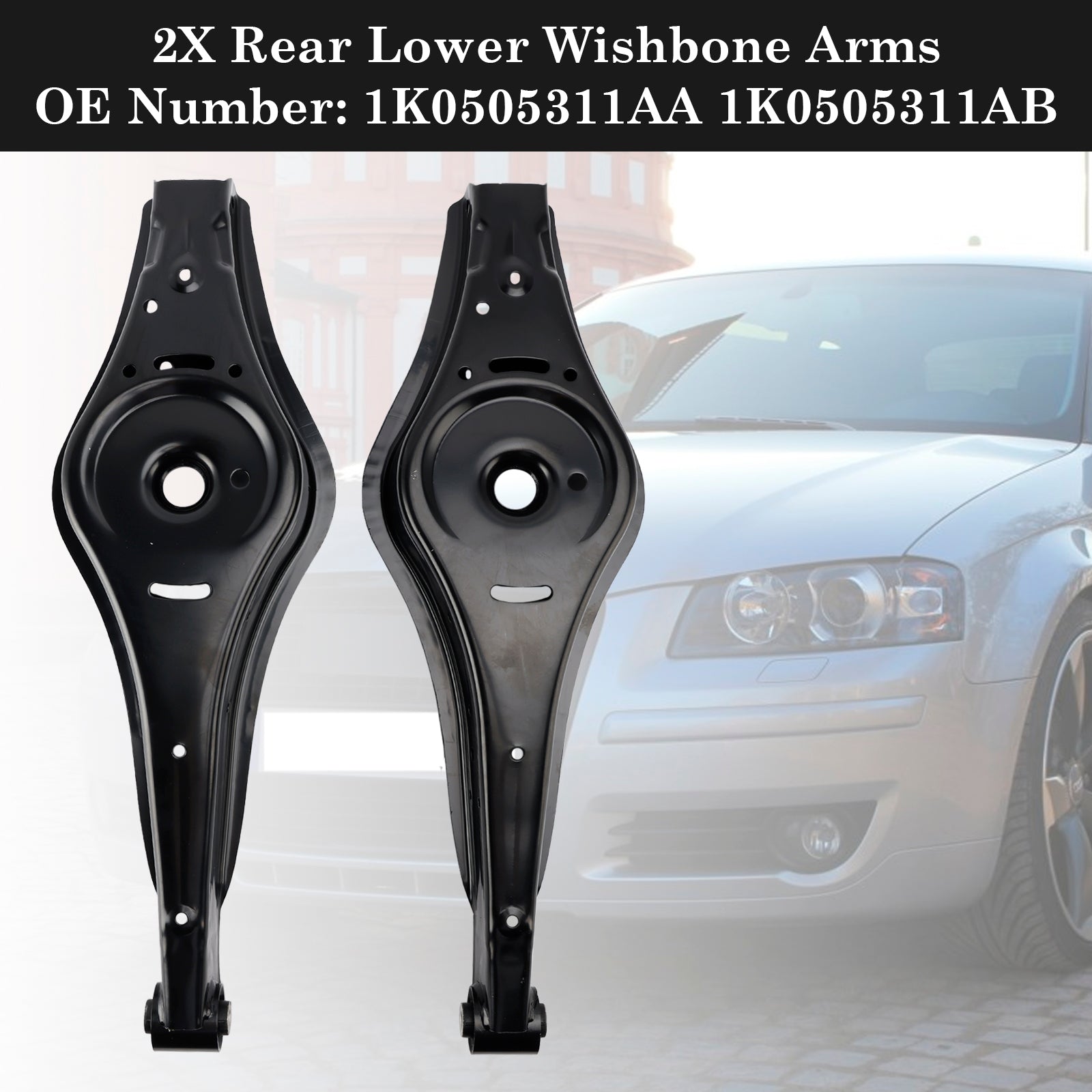 2x spodnja vzmetenja za Audi A3 VW EOS Golf 5 6 Touran Passat