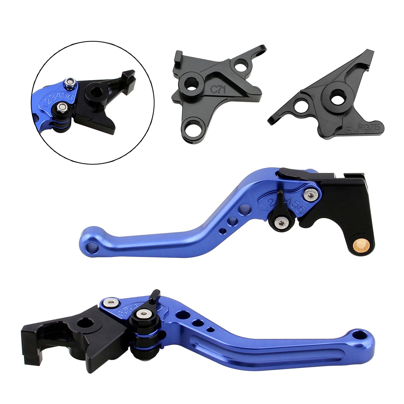 Levier de frein et d'embrayage court pour BMW R NINE T / PURE / RACER 2017-2023