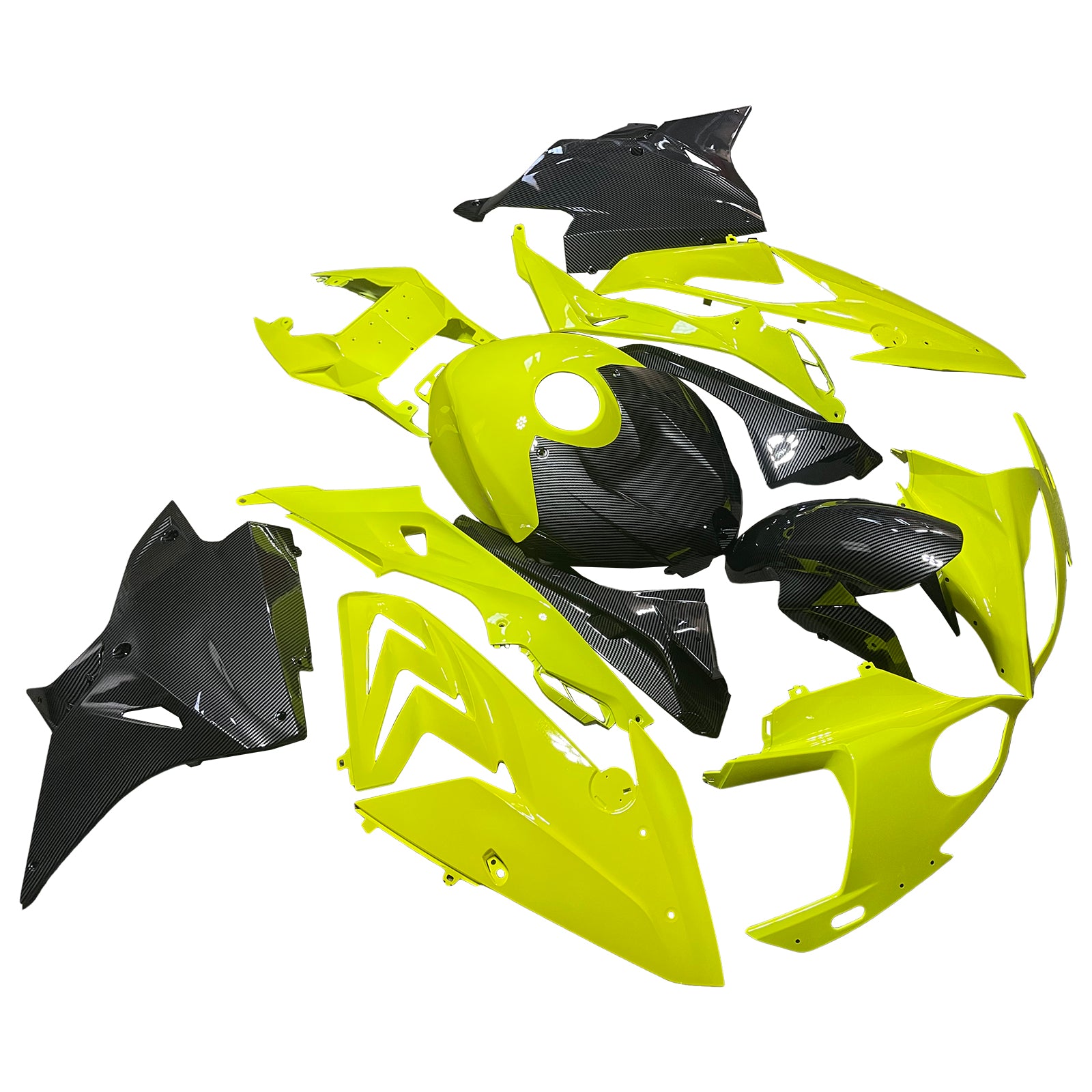 Kit de carénage injecté en plastique ABS pour BMW S1000RR 2017-2018