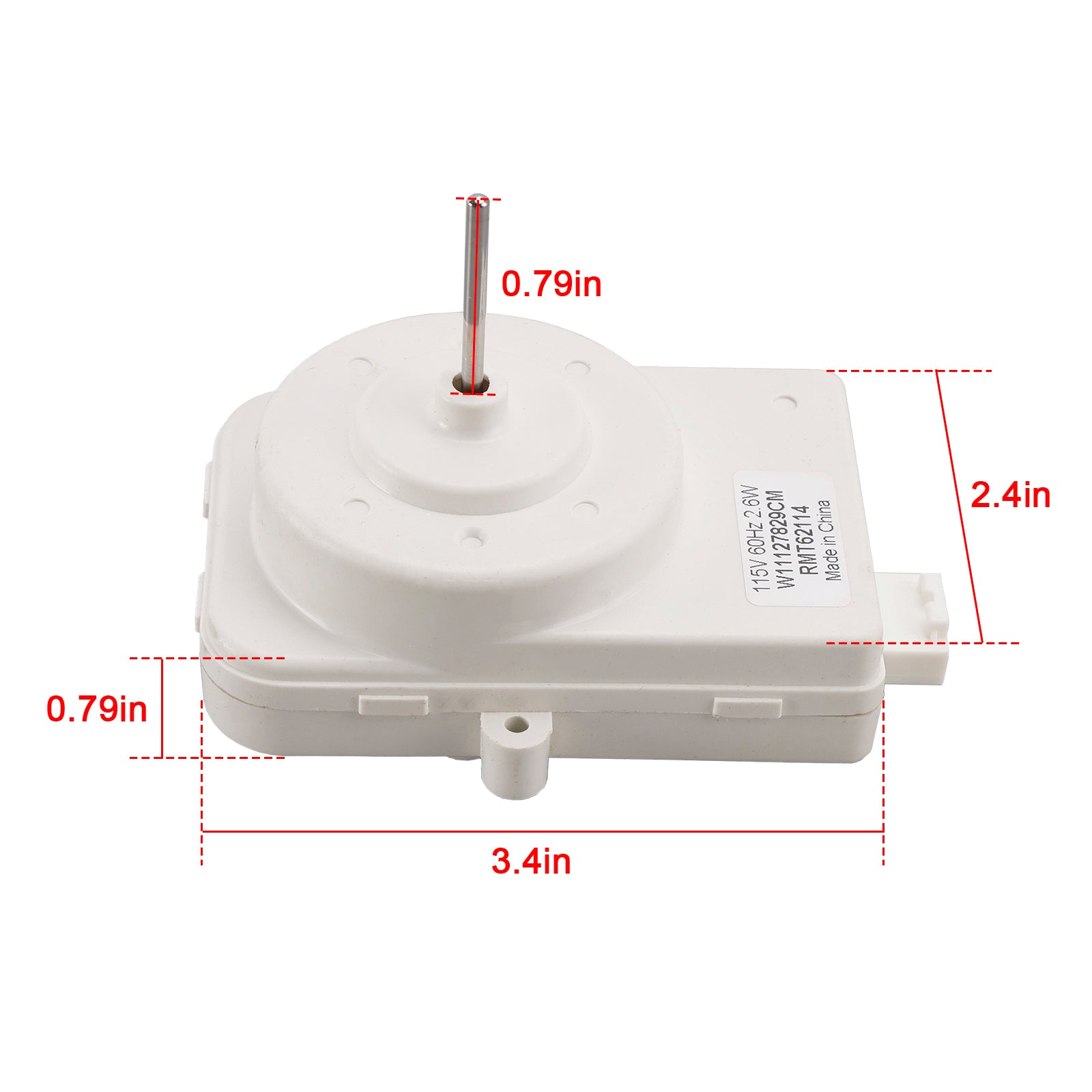 W11127829 AP6261414 PS12114471 Silnik wentylatora skraplacza do lodówki Whirlpool