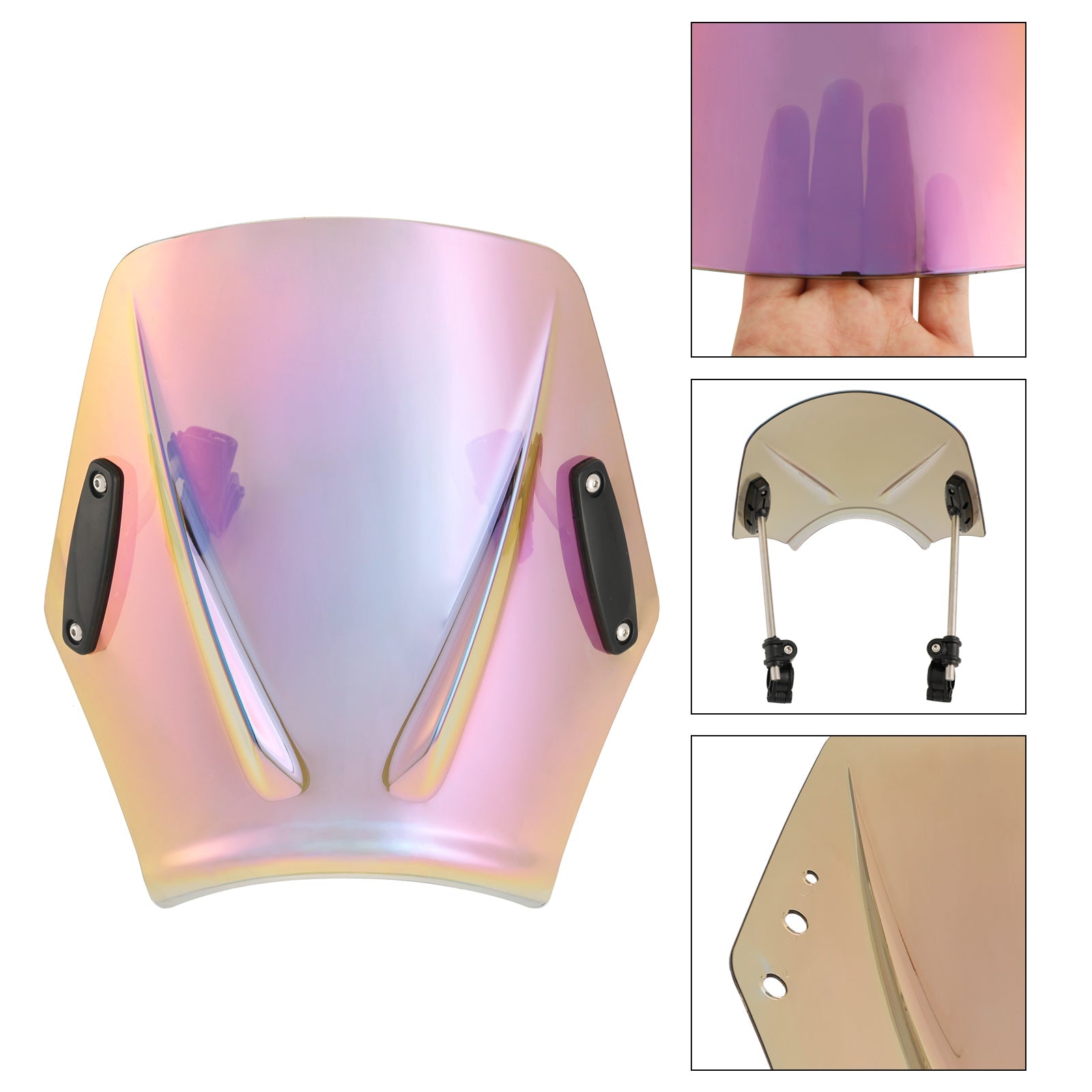 Moto con manubrio 22 mm/7/8 "Vidone del parabrezza universale