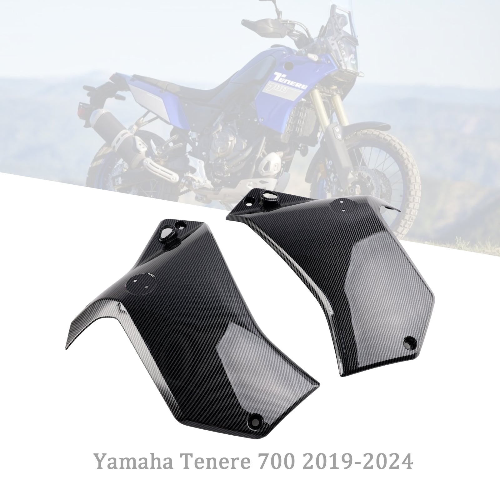 Marco lateral de protección Panel de protección Cubierta para Yamaha Tenere 700 2019-2024