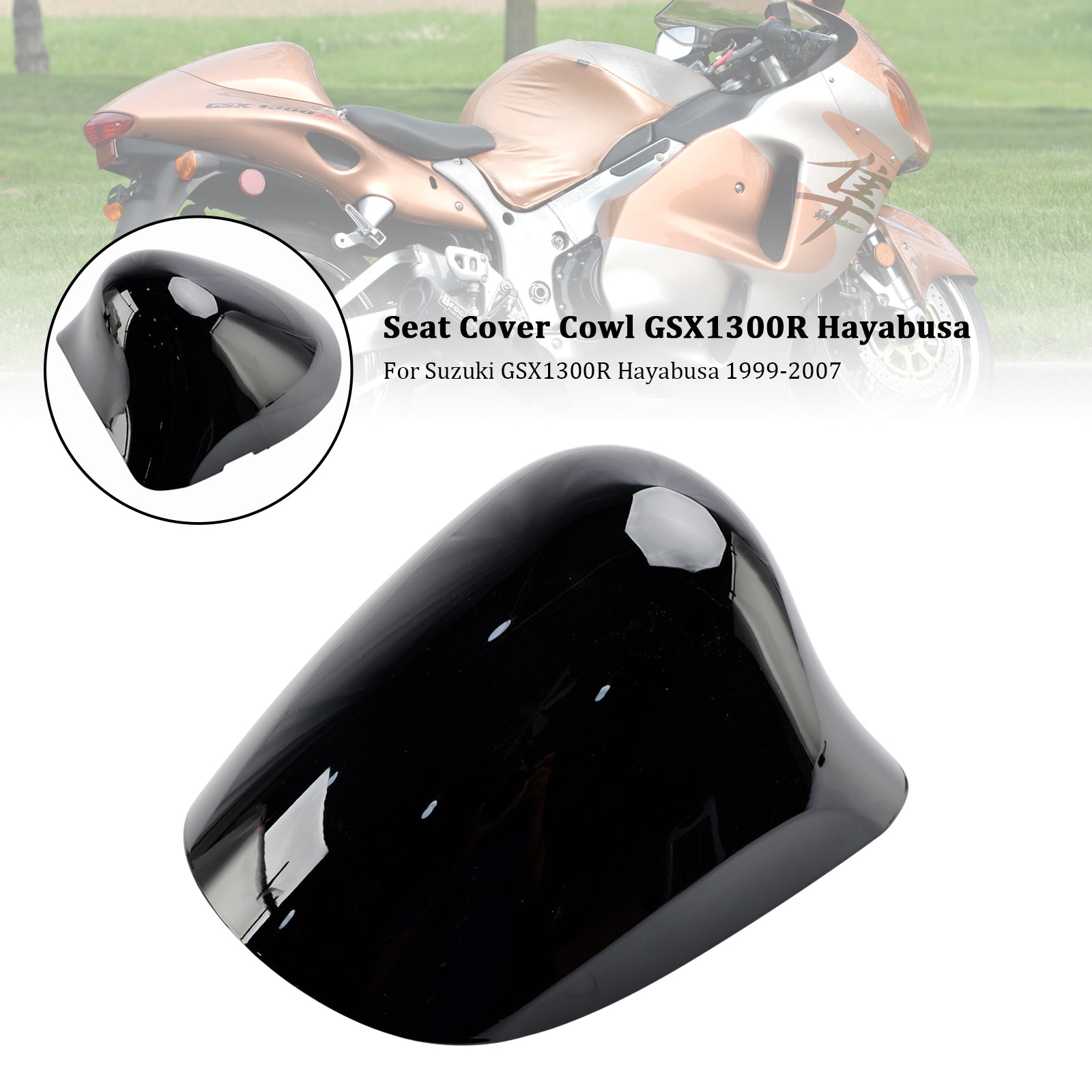 Cubierta del soporte del asiento trasero para Suzuki GSX1300R GSX-R1300 Hayabusa 1999-2007