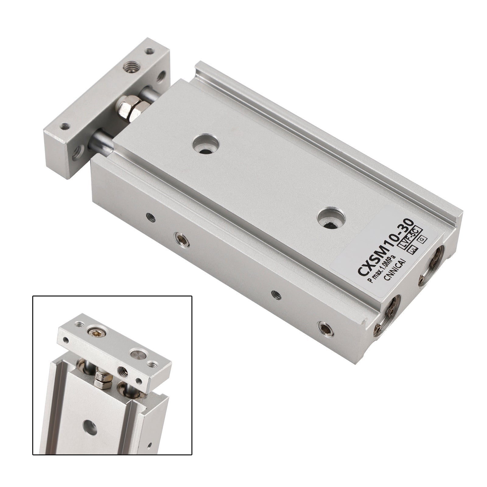 Vérin pneumatique à double tige SMC CXSM10-30 CXSM1030, vérin pneumatique à double effet