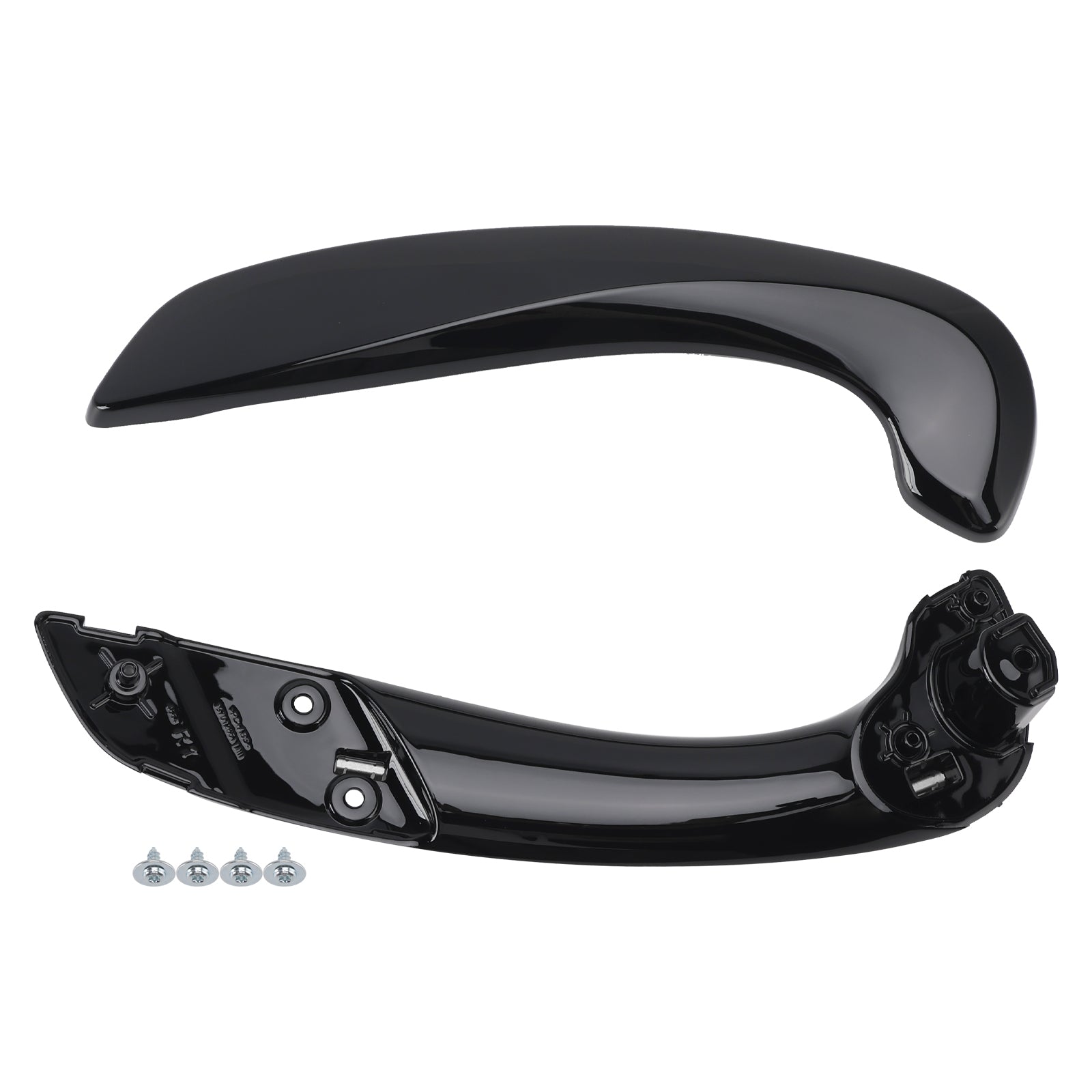 Conjunto de base y cubierta de manija de puerta interior delantera derecha para Renault Megane MK3 Fluence