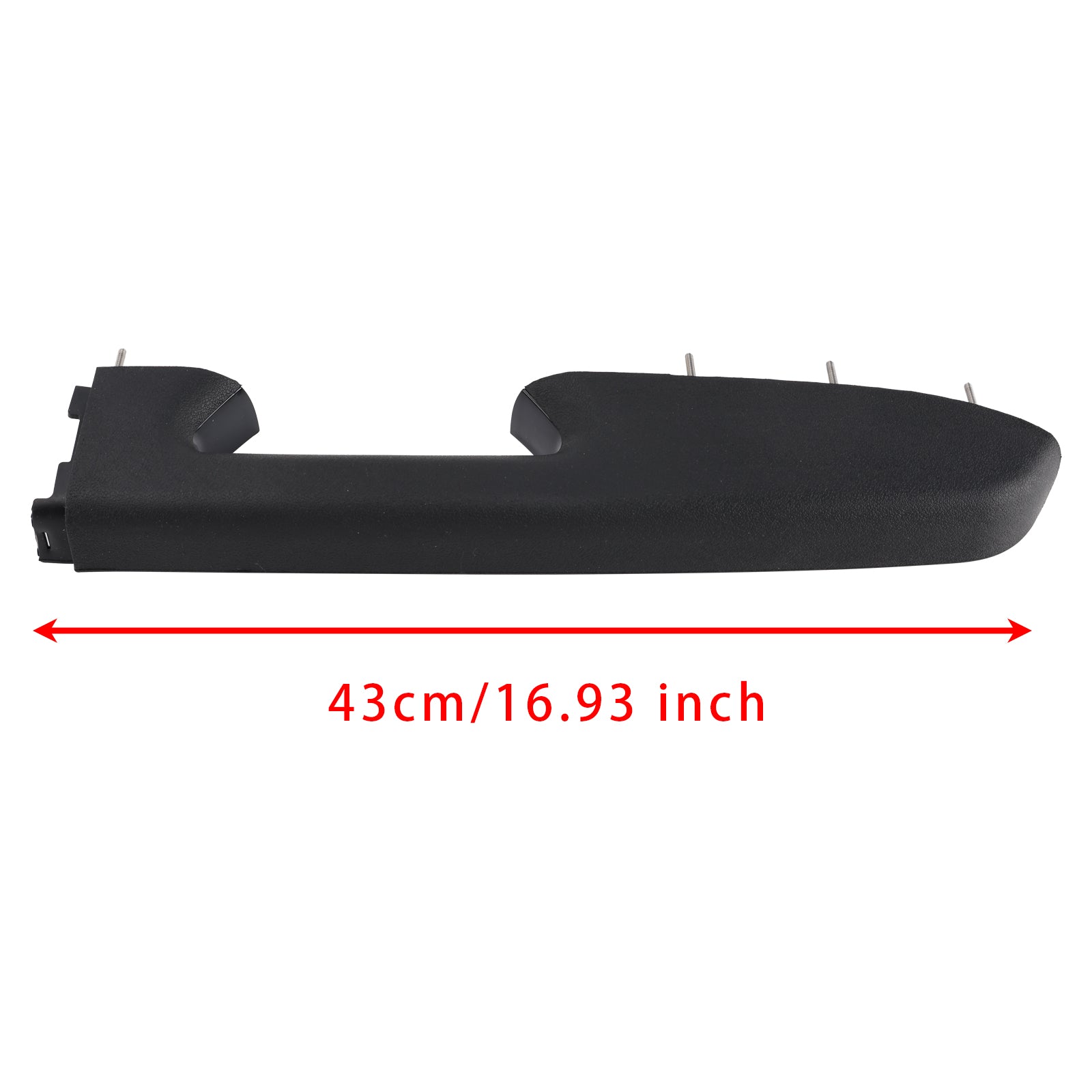 Kit de réparation d'accoudoir avant droit pour Chevy Silverado 1500 2500HD 3500HD 10-14 Noir