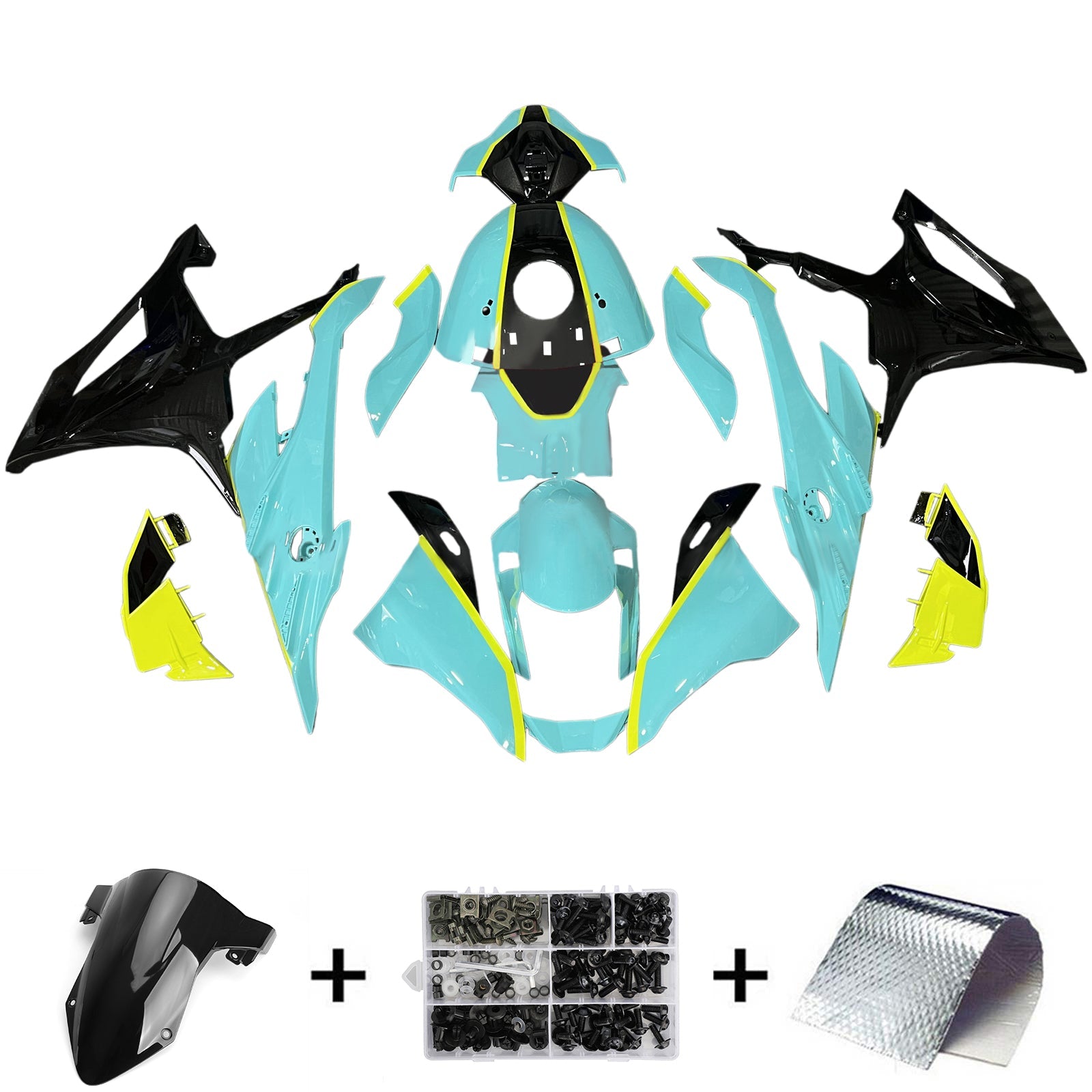 Kit de carénage d'injection pour BMW S1000RR 2023-2024 Carrosserie Plastique ABS
