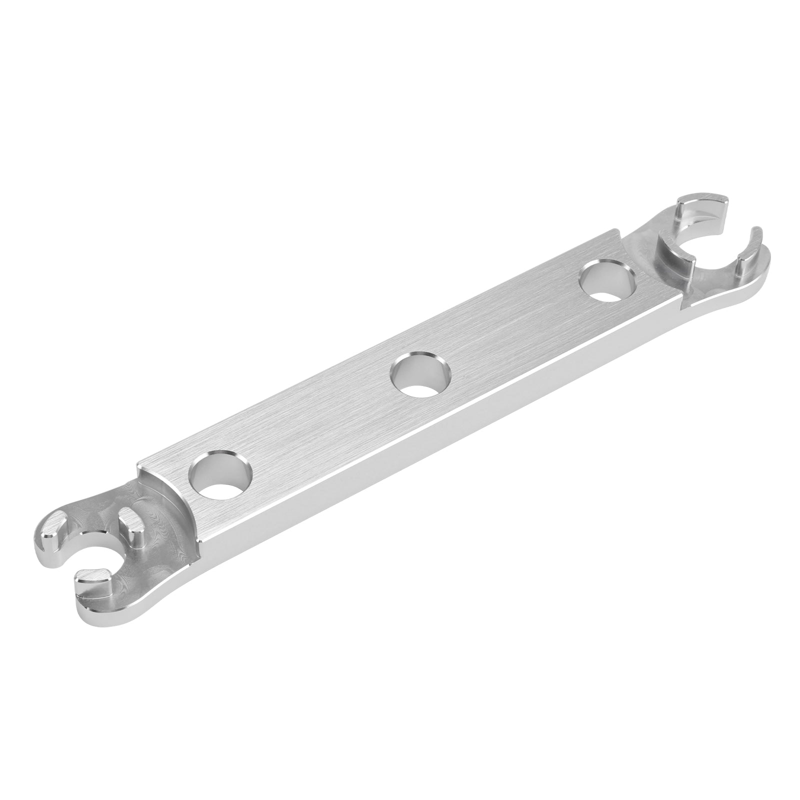 De onderste aluminium dop ontmantelen. Gereedschap gebruikt voor de reconstructie van DVO Saphire/Onyx Forks.