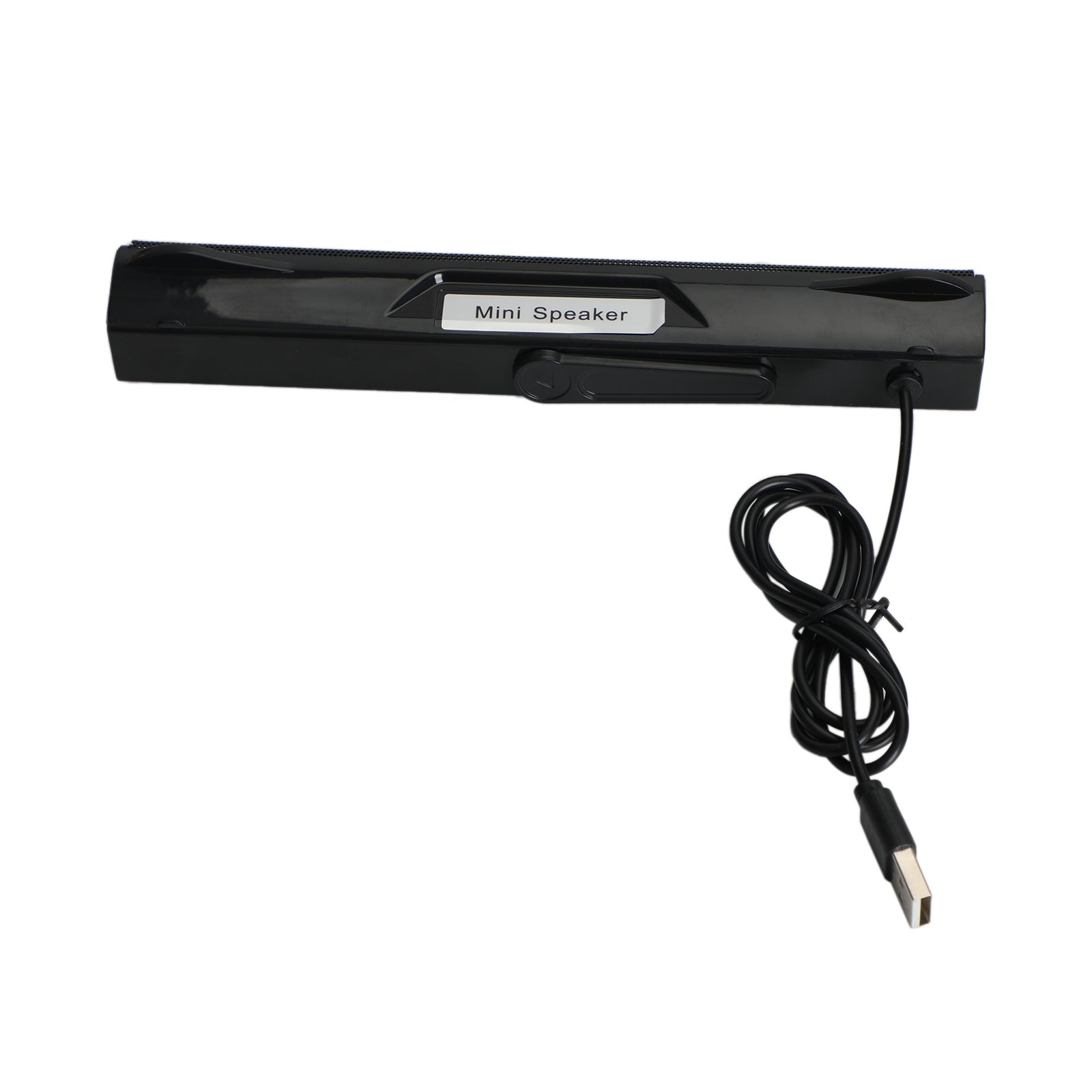 100HZ Wired USB Computer Haut-parleurs Stereo Sound Bar pour PC Laptop Noir