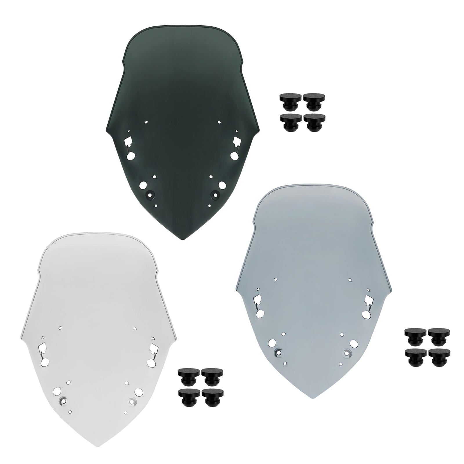 ABS Plastic Zapisz przednią szybę dla Yamaha X-Max 300 2017-2022