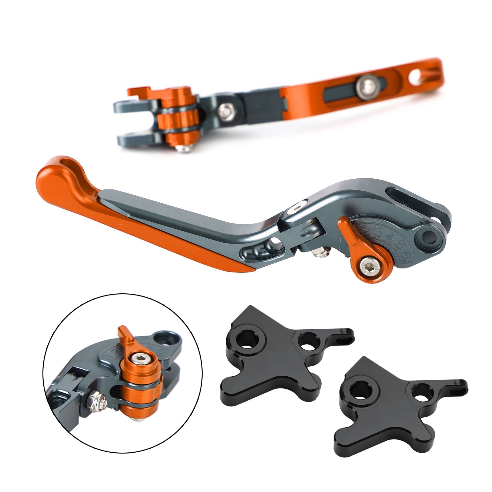 Leva del freno frizione regolabile per Piaggio MP3 300 16-18 MP3 350 18-19