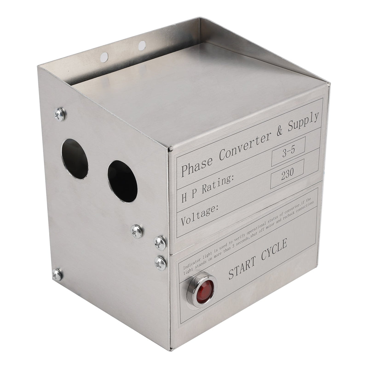 SCM03 HD 3-5 HP Statischer Phasenkonverter für Fräsmaschinen, Bohrmaschinen, Drehmaschinen und Sägen