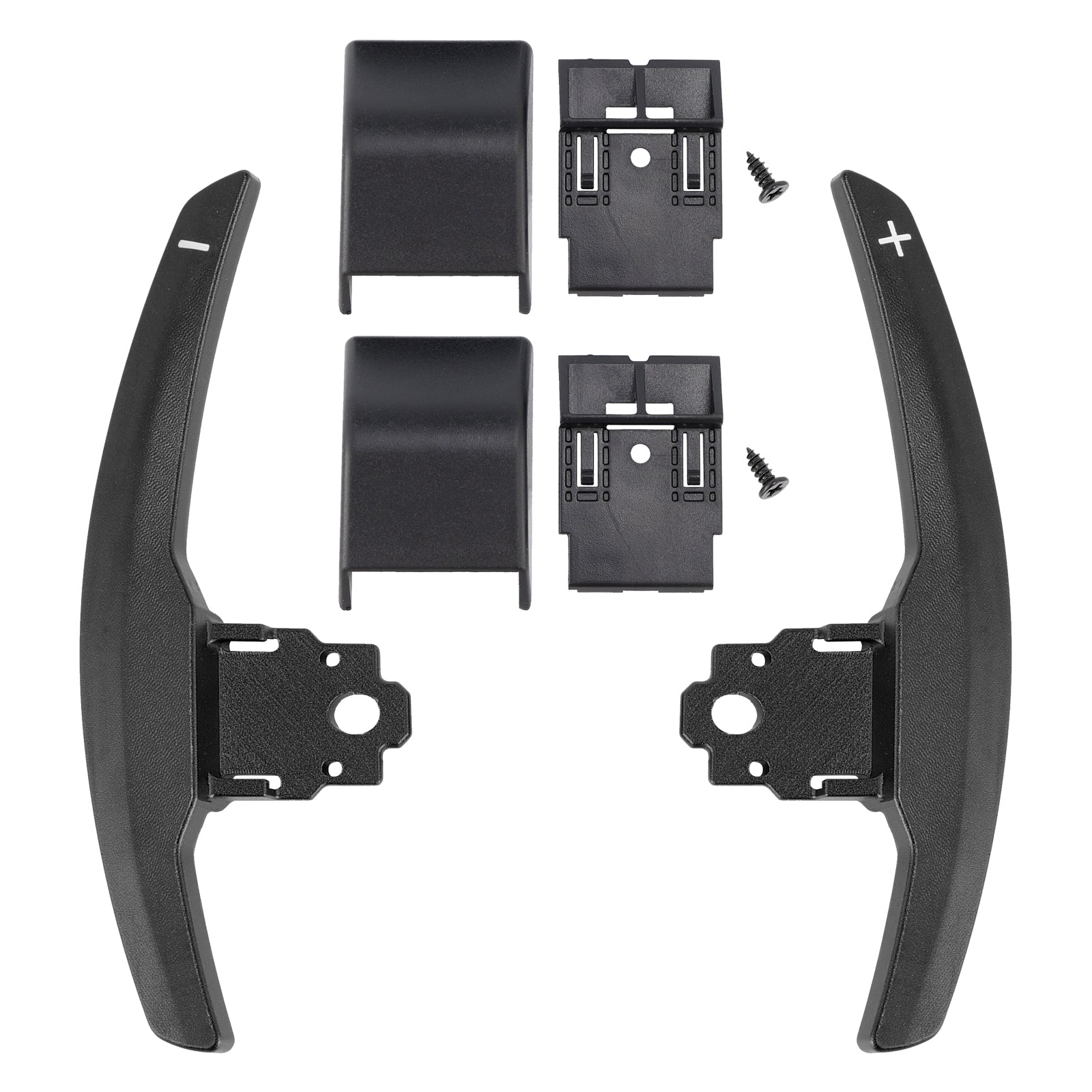Extension de palettes de changement de vitesse pour BMW Série F F30 F31 F32 F10 X3 X5 Aluminium Noir