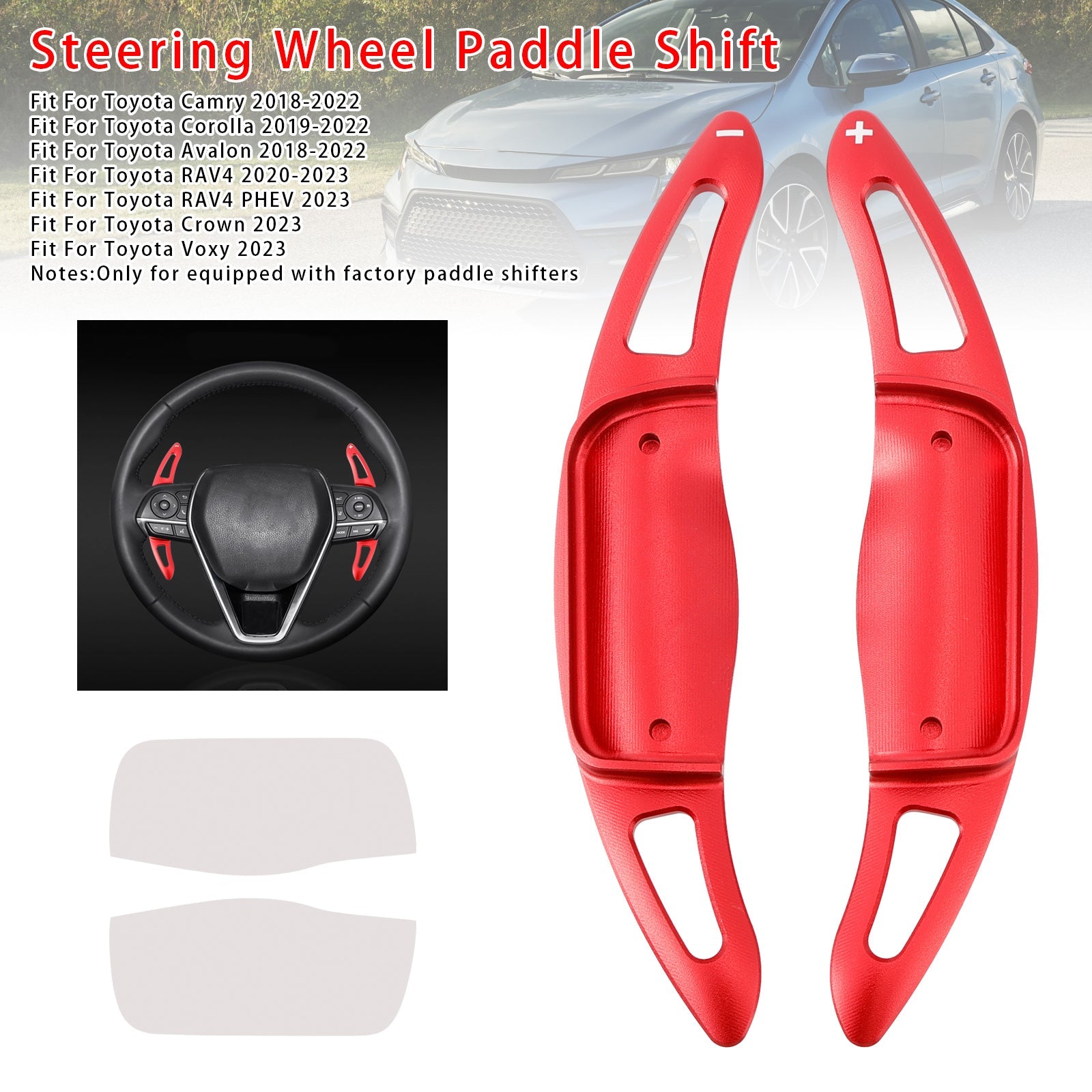 Verlenging van snelheidsverandering Pallets stuurwiel voor Toyota Camry Avalon